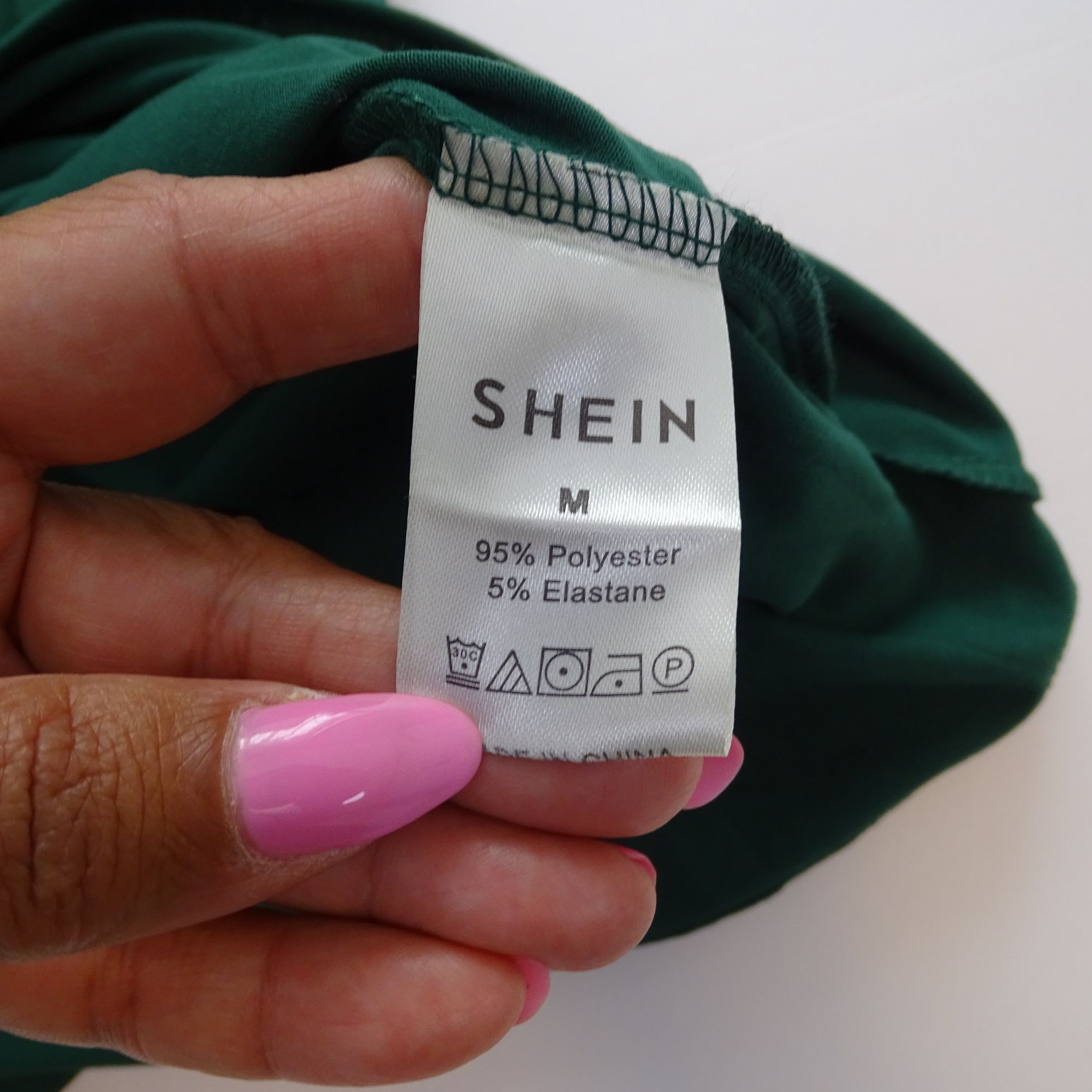Shein Shein Green Short Sleeve Casual T-Shirt Dress Pockets Size M Size M / US 6-8 / IT 42-44 - 5 Thumbnail