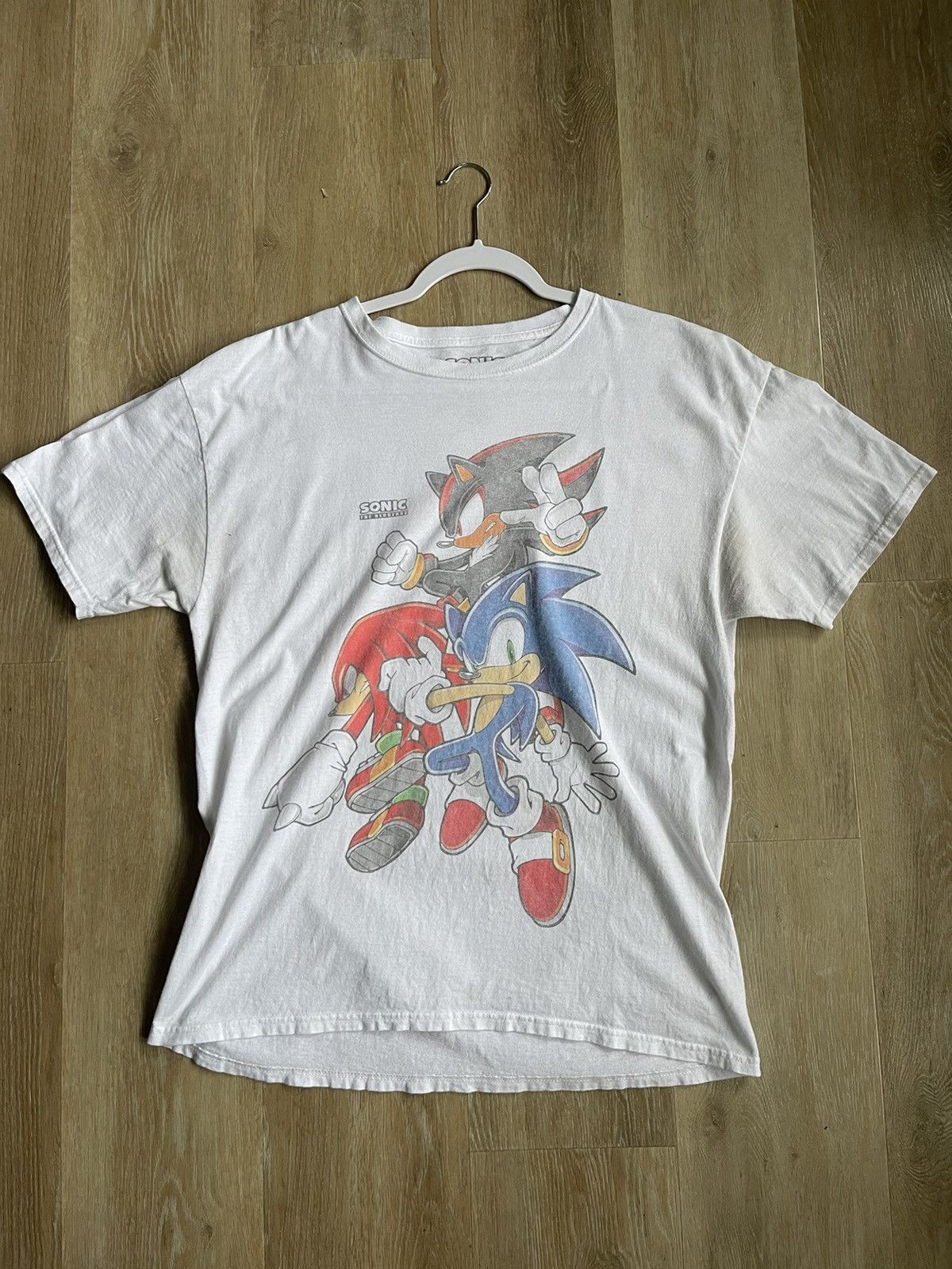 Vintage VINTAGE SONIC THE HEDGEHOG GRAPHIC TEE Size US L / EU 52-54 / 3 - 3 Thumbnail