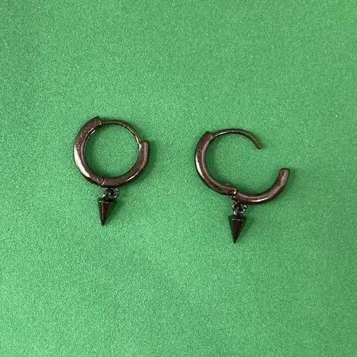 Other Tiny Geometric Triangle Cone Dangle Drop Earrings for Men Size ONE SIZE - 3 Thumbnail
