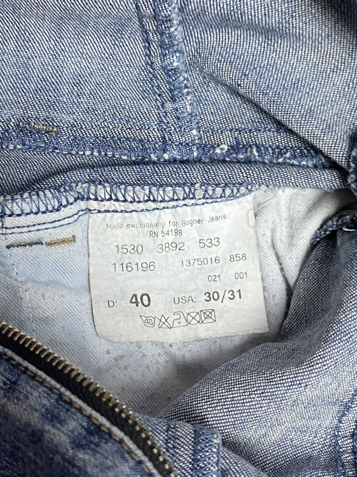 Vintage Unisex Vintage Bogner Jeans Overalls Racing Style Size 27" / US 4 / IT 40 - 20 Thumbnail