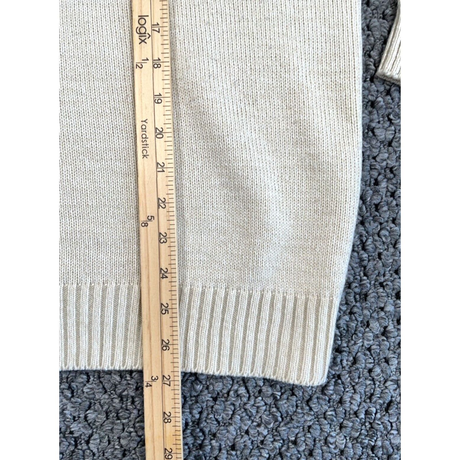 Vintage VINTAGE Munsingwear Sweater Mens XL Beige Striped Crewneck Y2K Midweight Acrylic Knit Pullover Size US XL / EU 56 / 4 - 6 Thumbnail
