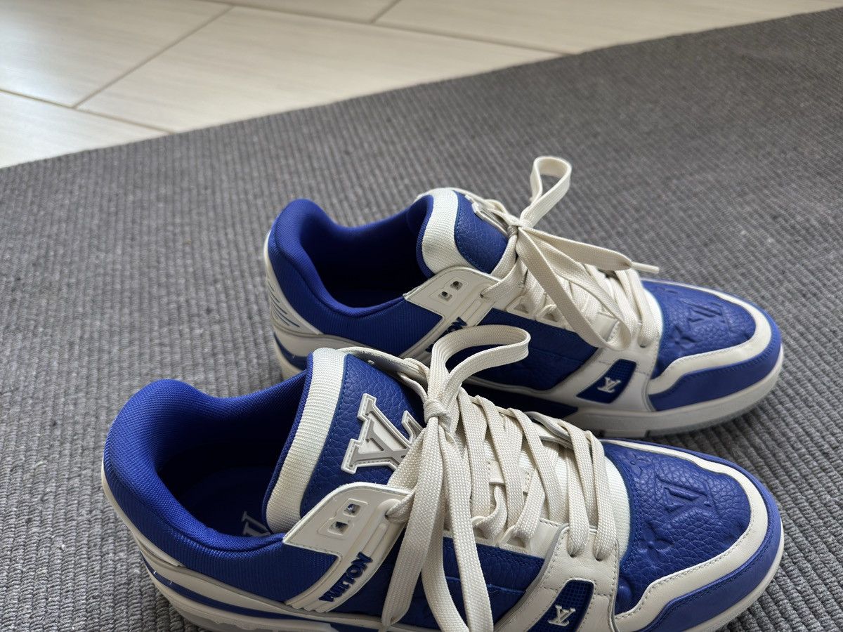 Louis Vuitton LV Trainer 'Gaston Blue' – Virgil Abloh 'Colormania capsule' Size US 10.5 / EU 43-44 - 3 Thumbnail