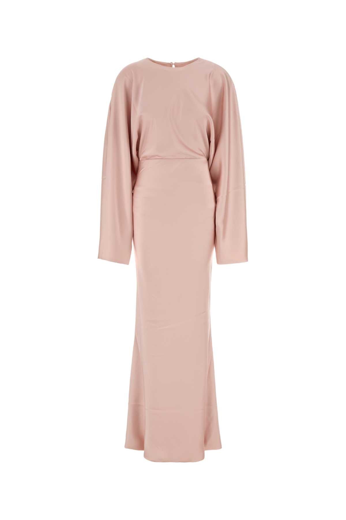 Norma Kamali Pink Satin Long Dress Size XS / US 0-2 / IT 36-38 - 1 Thumbnail