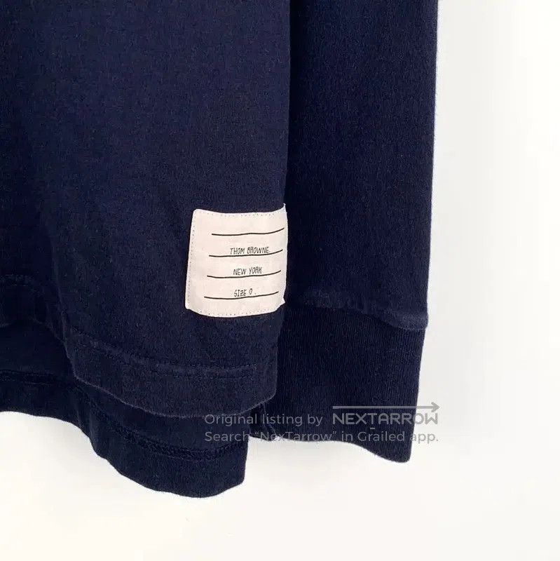 Thom Browne Women's Navy Cotton Pullover Sweater .