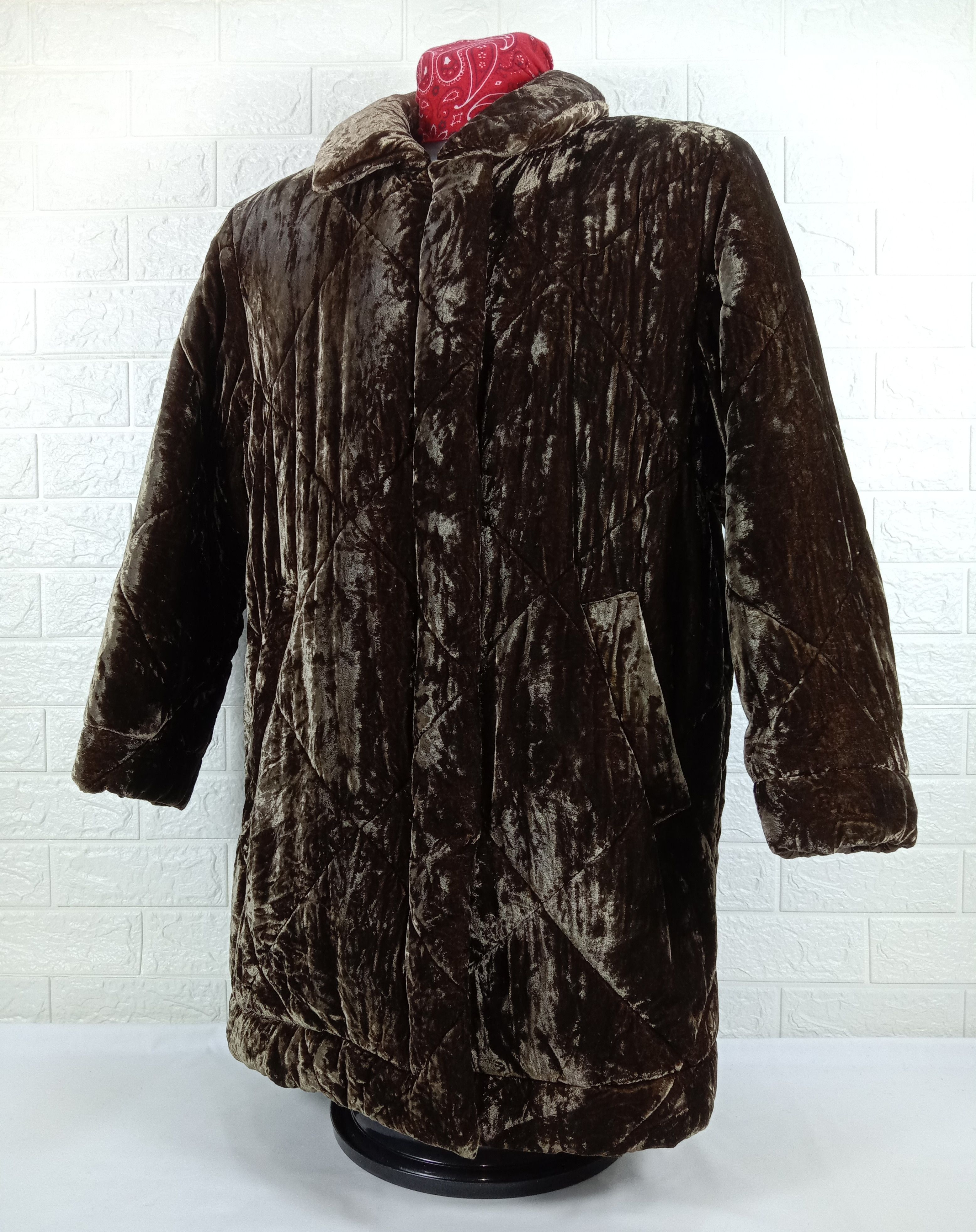 Allegri Vintage Allegri Velvet Puffer Long Jacket Size US L / EU 52-54 / 3 - 3 Thumbnail