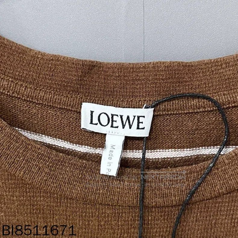 Loewe Loewe Embroidered Logo Striped Knitted Short Sleeve Size US M / EU 48-50 / 2 - 6 Thumbnail