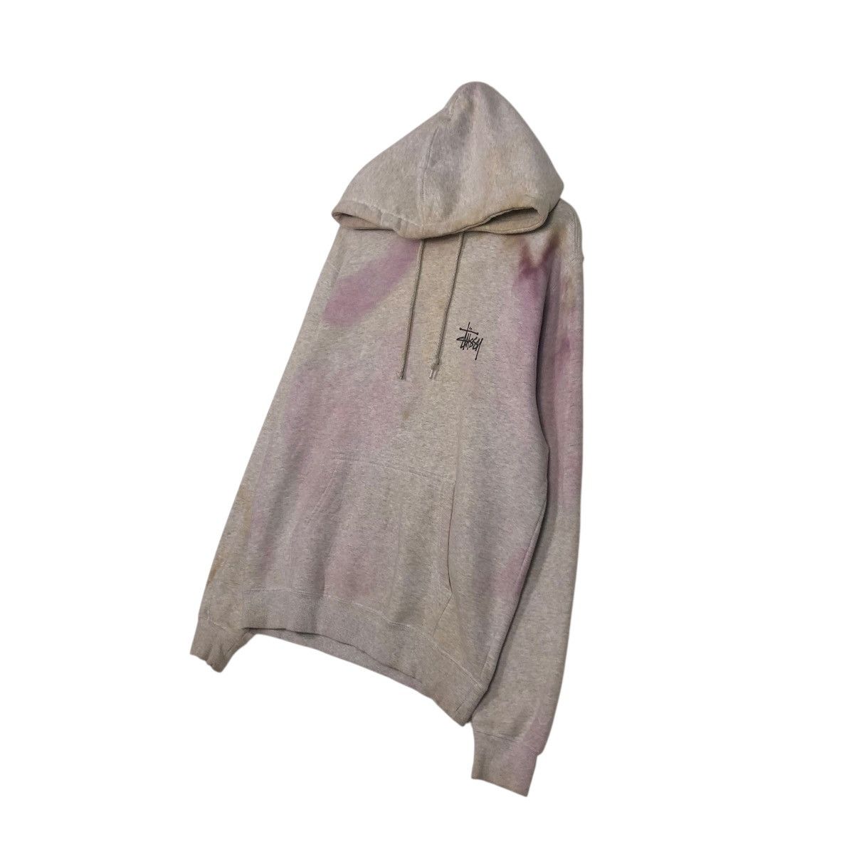 Stussy 🔥VINTAGE HOODIE STUSSY BIG LOGO ACID WASH DISTRESSED DESIGN Size US M / EU 48-50 / 2 - 4 Thumbnail