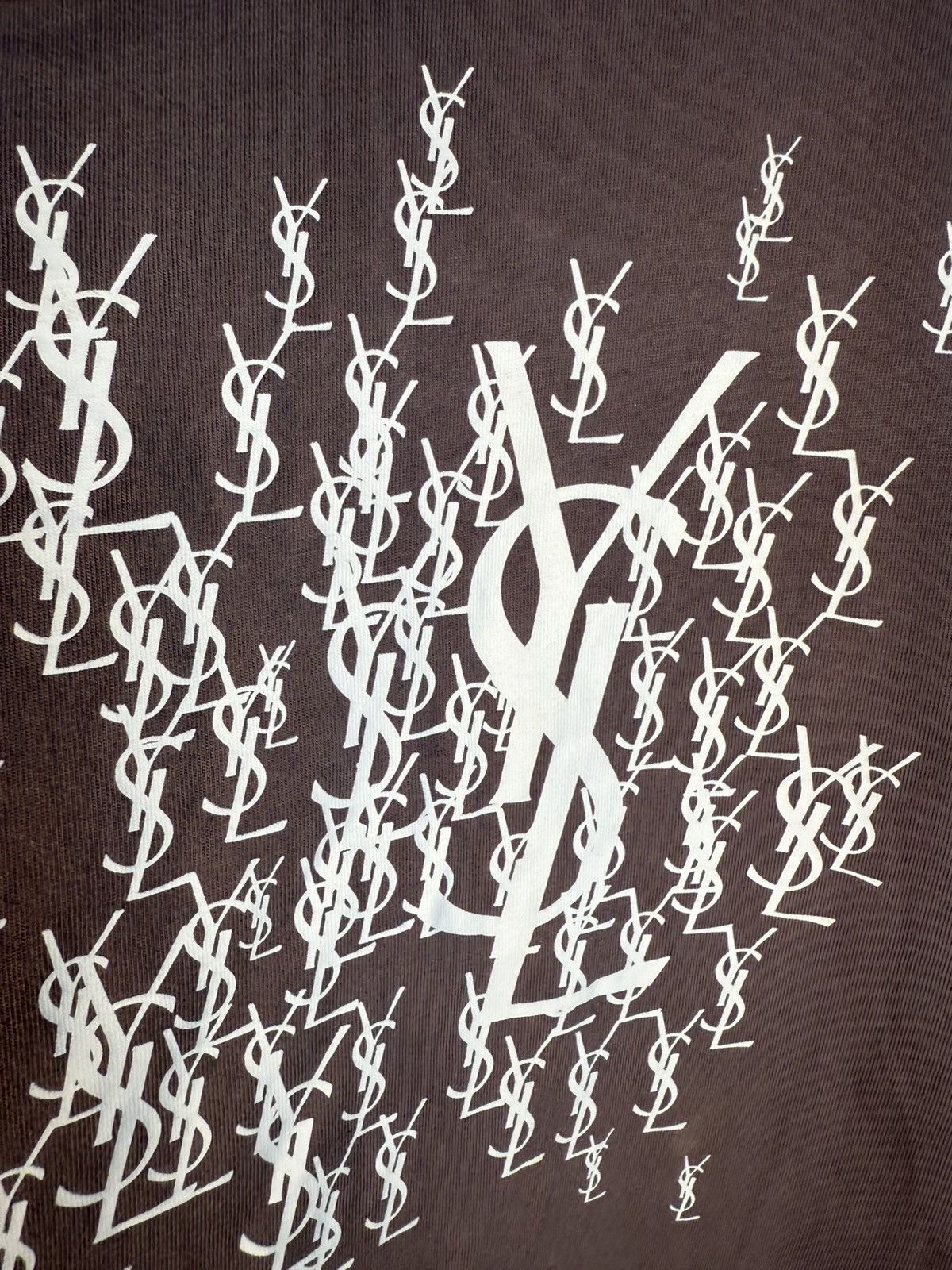 Yves Saint Laurent YSL T-shirt Big Logo Size US L / EU 52-54 / 3 - 3 Thumbnail