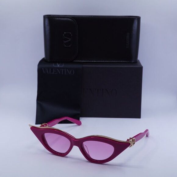 Valentino 🕶️ New Valentino V-GOLDCUT-II VLS-114D Sunglasses Size ONE SIZE - 1 Thumbnail