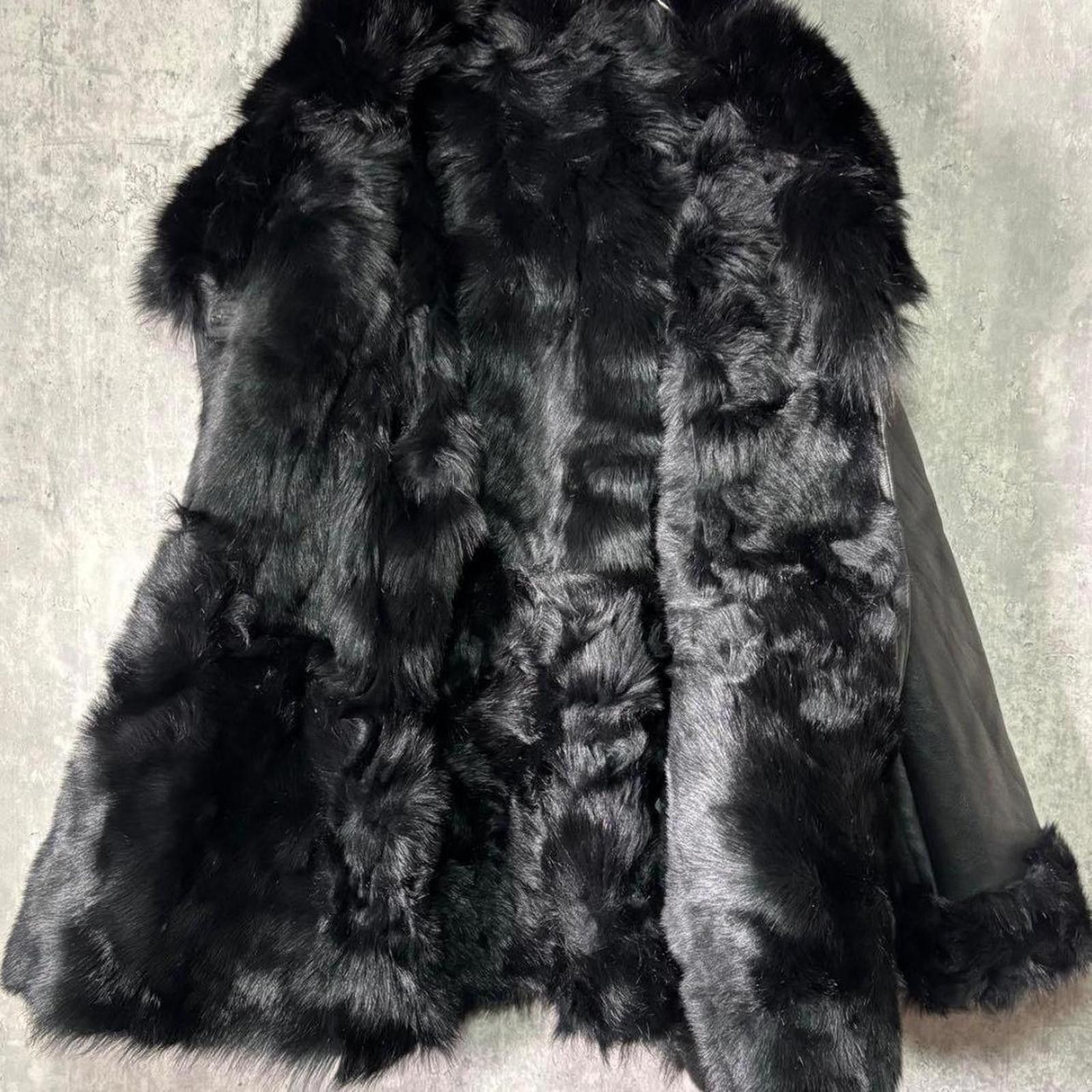 Other Real sheep skin and fox fur grunge penny lane jacket coat Size XS / US 0-2 / IT 36-38 - 2 Thumbnail