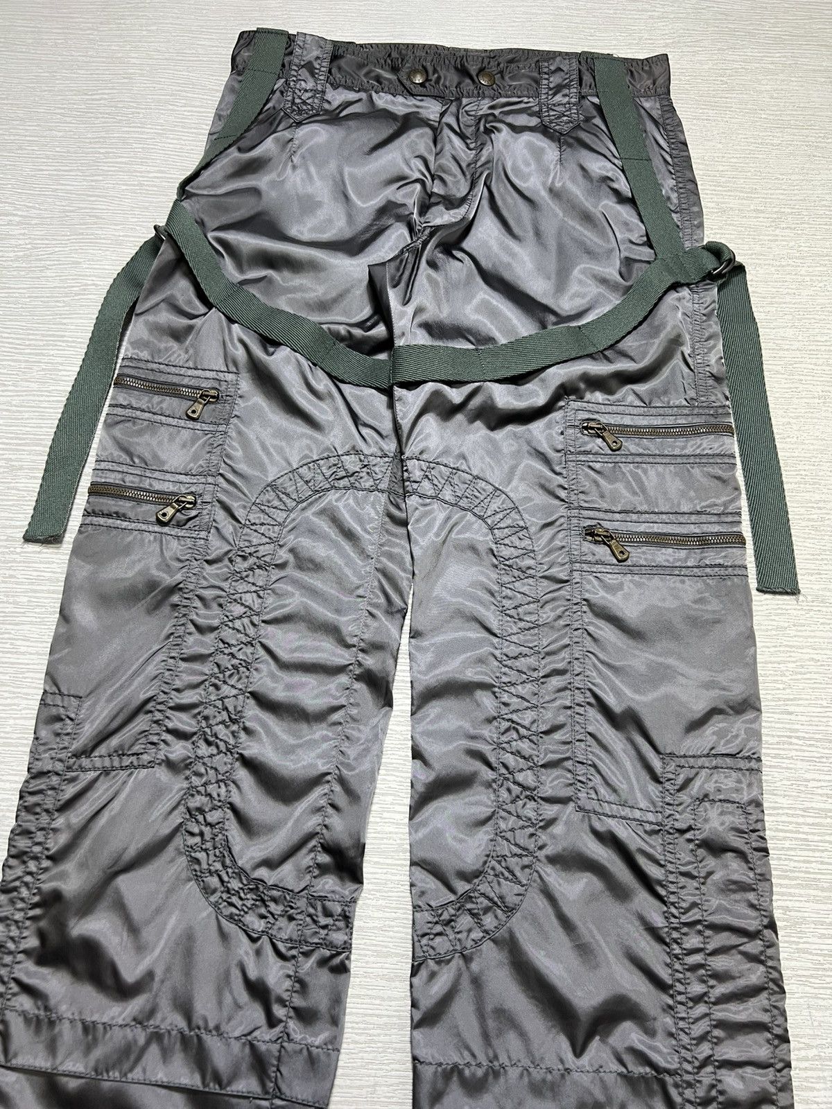 Dolce & Gabbana Dolce & Gabbana - FW03 - Bondage Parachute Nylon Cargo Pants Size US 32 / EU 48 - 9 Thumbnail