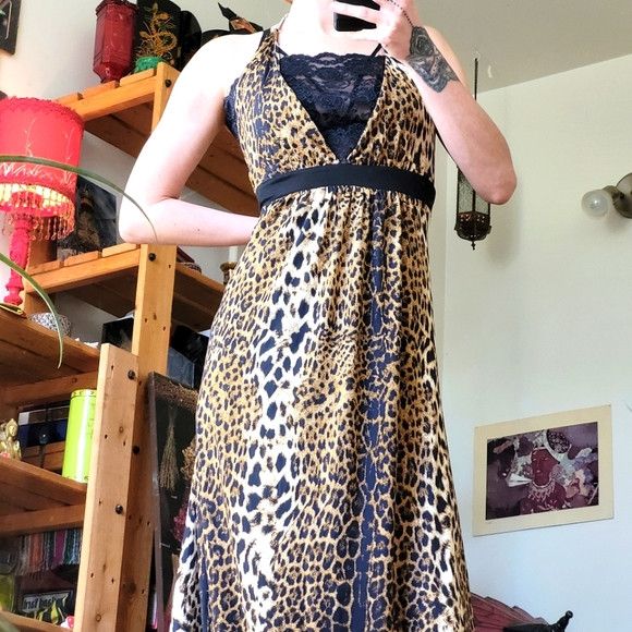 Other Chloe Mesh Leopard Maxi Dress - Leopard | Grailed