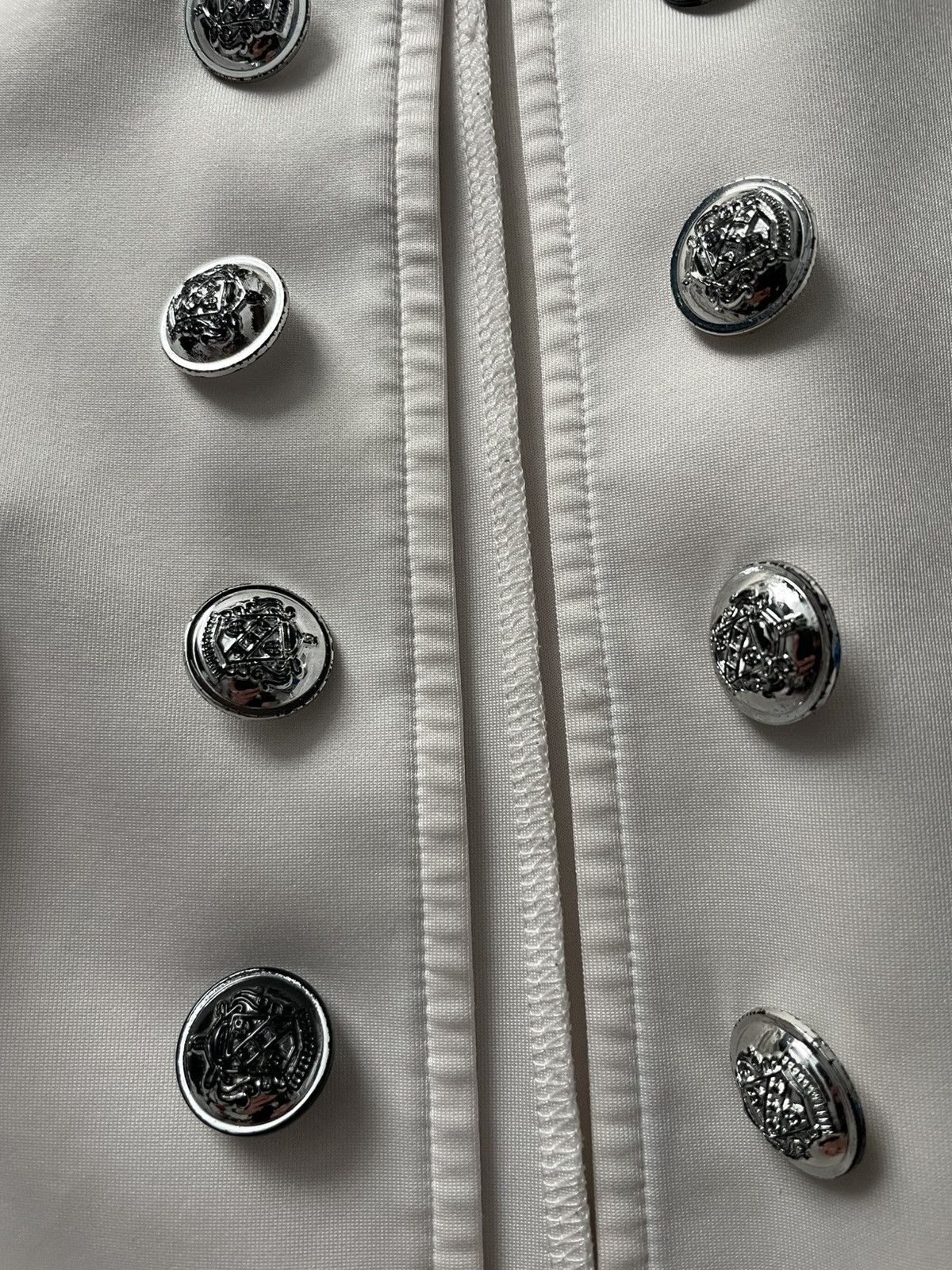 Other Avant Garde 00’s Hussar Napoleon Y2K White Blazer Jacket Size L / US 10 / IT 46 - 5 Thumbnail