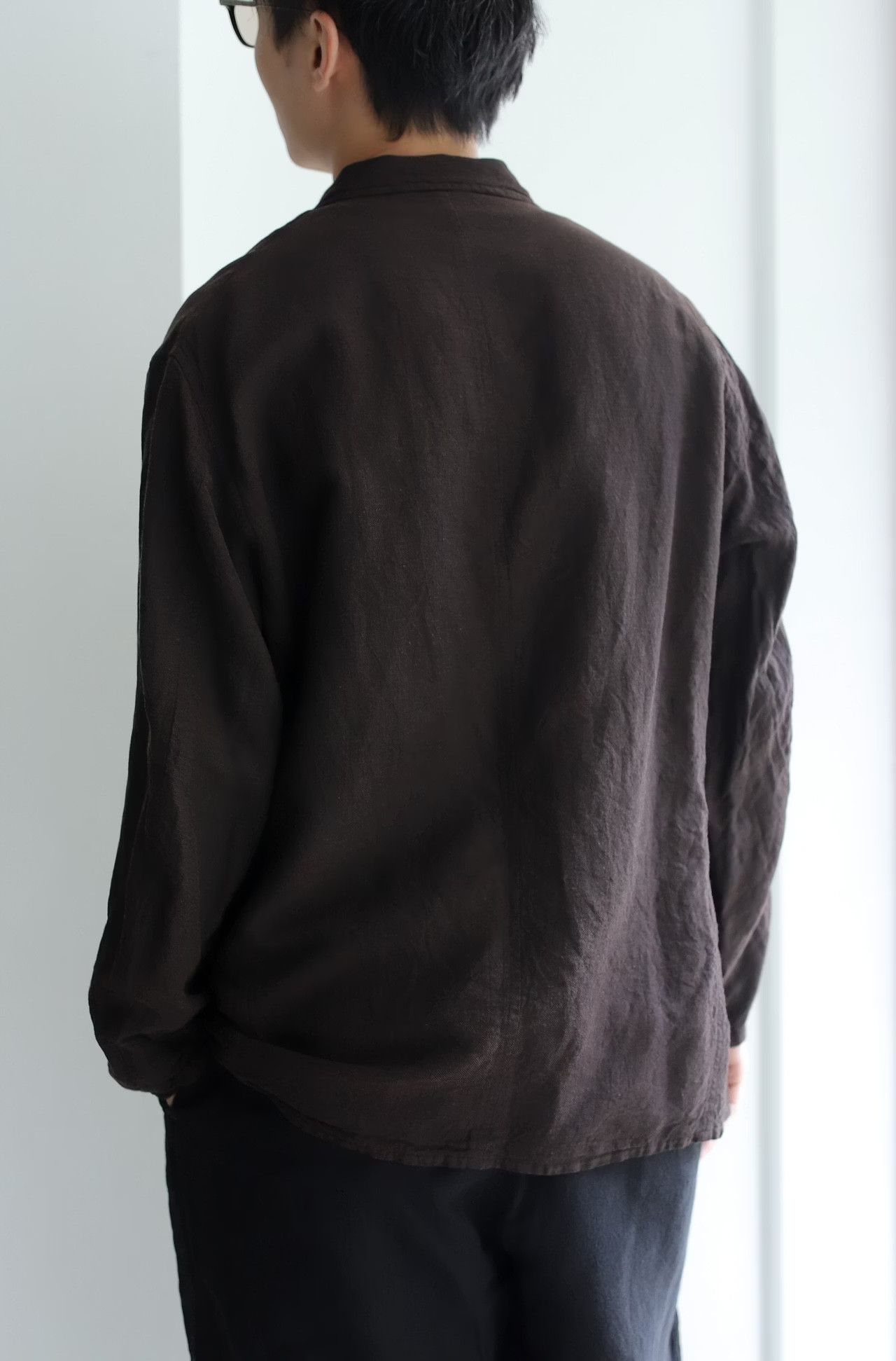 Comoli 26SS Silk Cotton Jacket, NWT, Brown, Size 3, D01-01022 Size US L / EU 52-54 / 3 - 14 Thumbnail