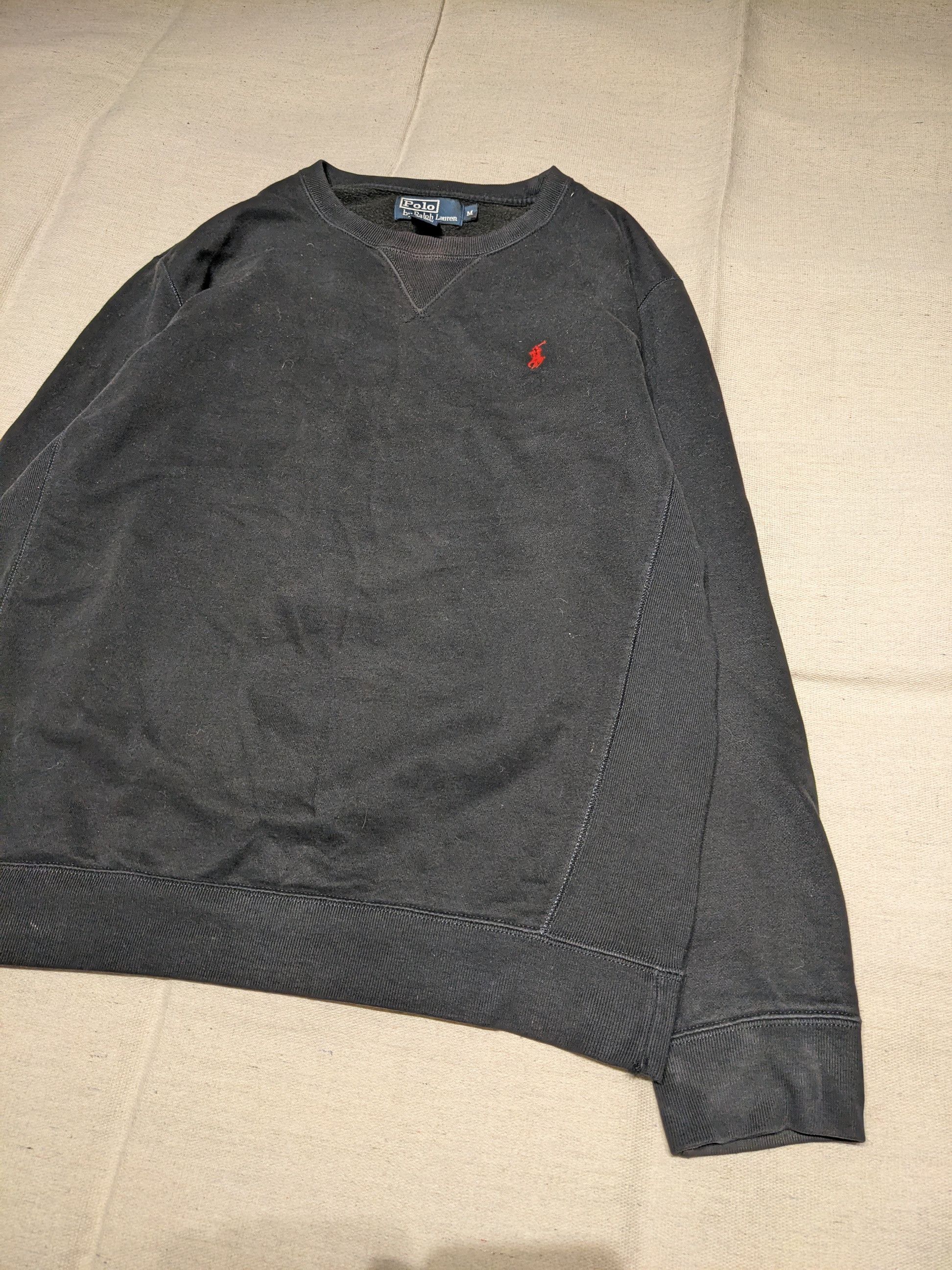 Polo Ralph Lauren Vintage Distressed Polo Ralph crewneck men's M Size US M / EU 48-50 / 2 - 2 Thumbnail