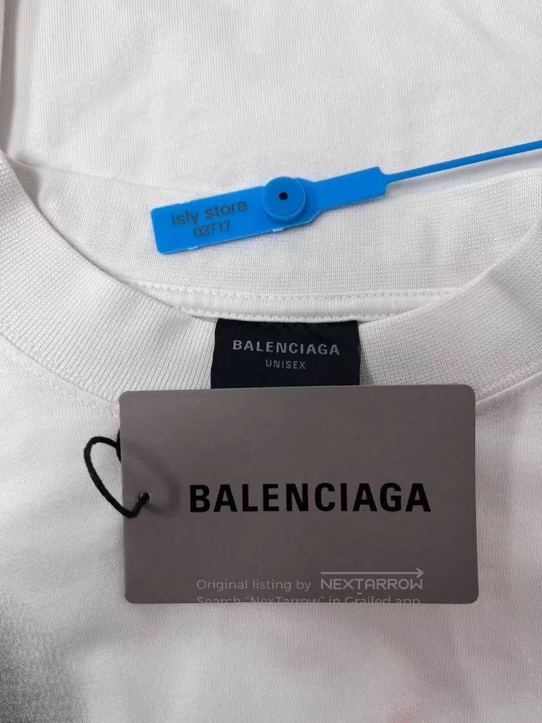Balenciaga Balenciaga Letter Heart Printed Short Sleeve T-Shirt Size US XXS / EU 40 - 4 Thumbnail