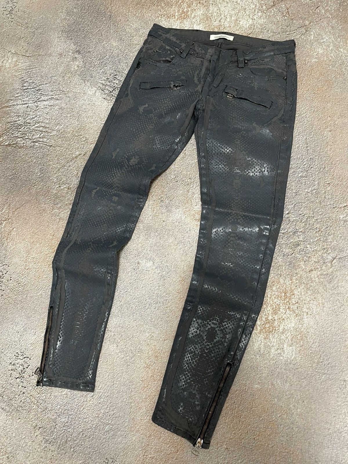 Pierre Balmain Pierre Balmain Snake Style Skinny Jeans Size 26" / US 2 / IT 38 - 2 Thumbnail