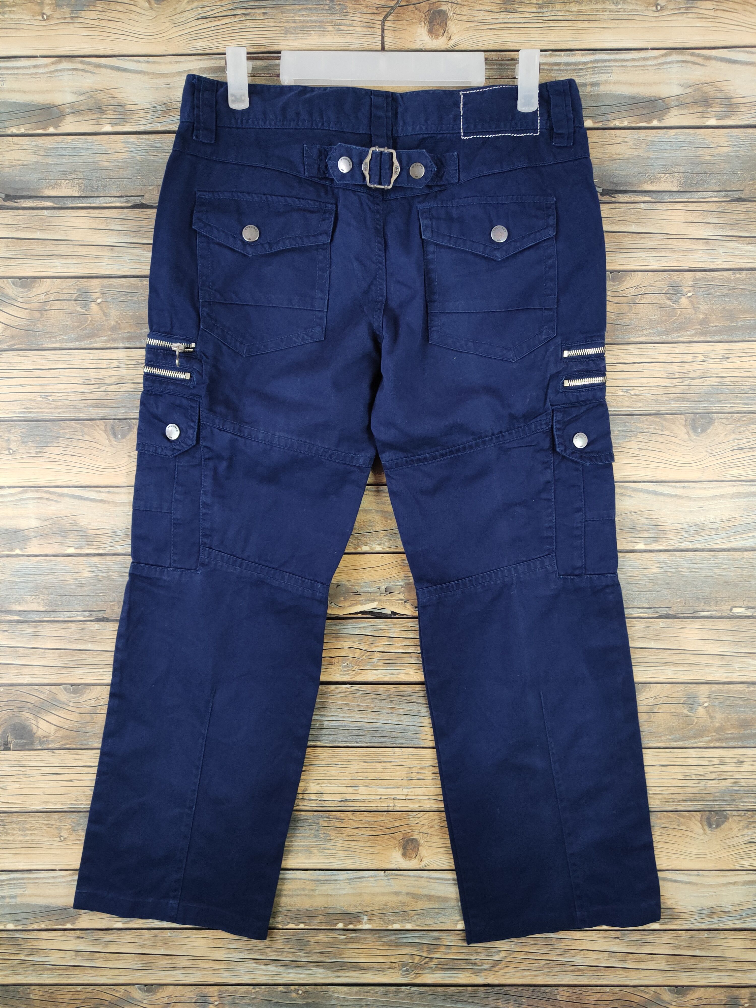Japanese Brand DLL Ask Enquired Navy Multipocket Tactical Cargo Pants #193 Size US 29 - 9 Thumbnail