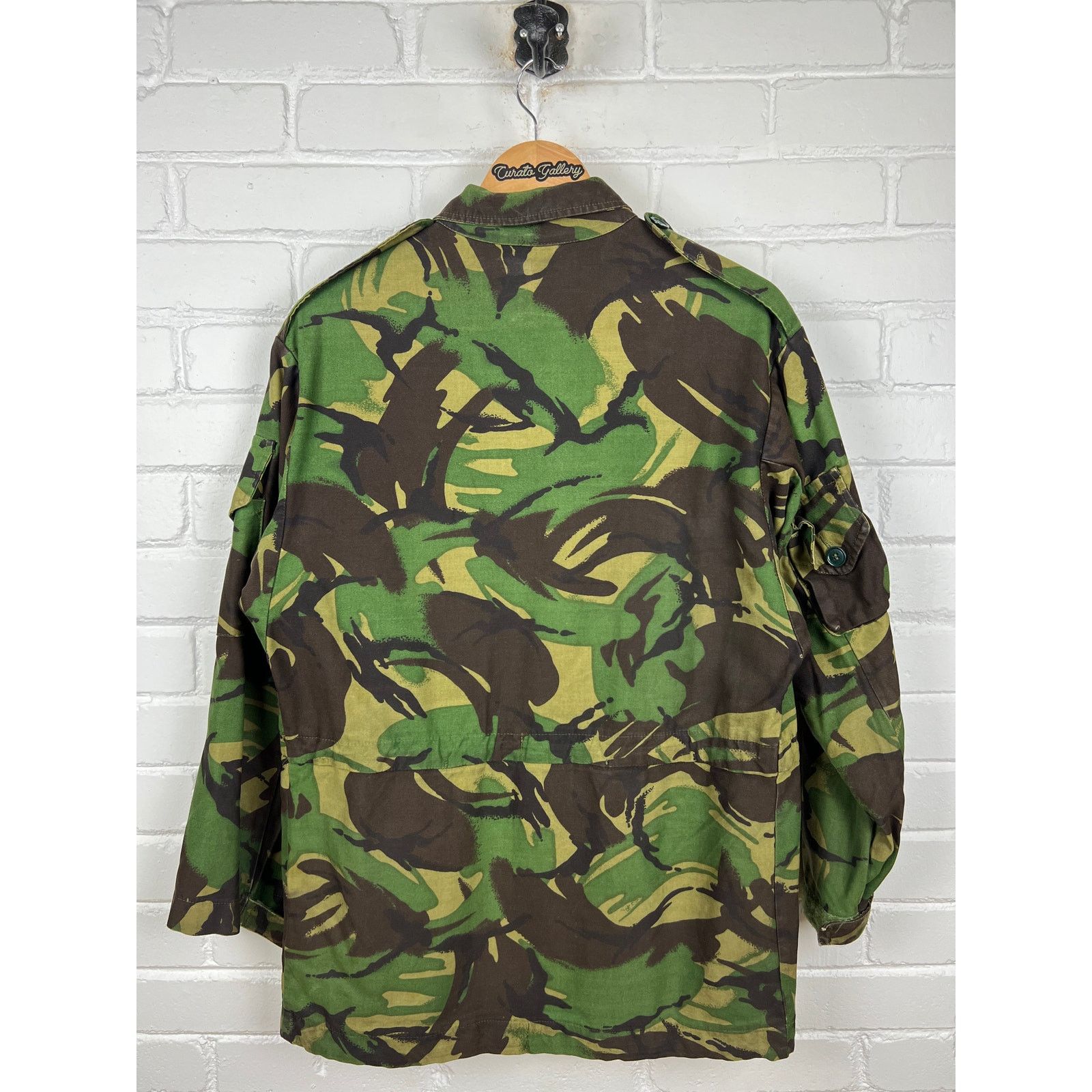 Vintage Vintage 90s British Army Woodland Camoflauge Smock Combat L Size US L / EU 52-54 / 3 - 2 Thumbnail
