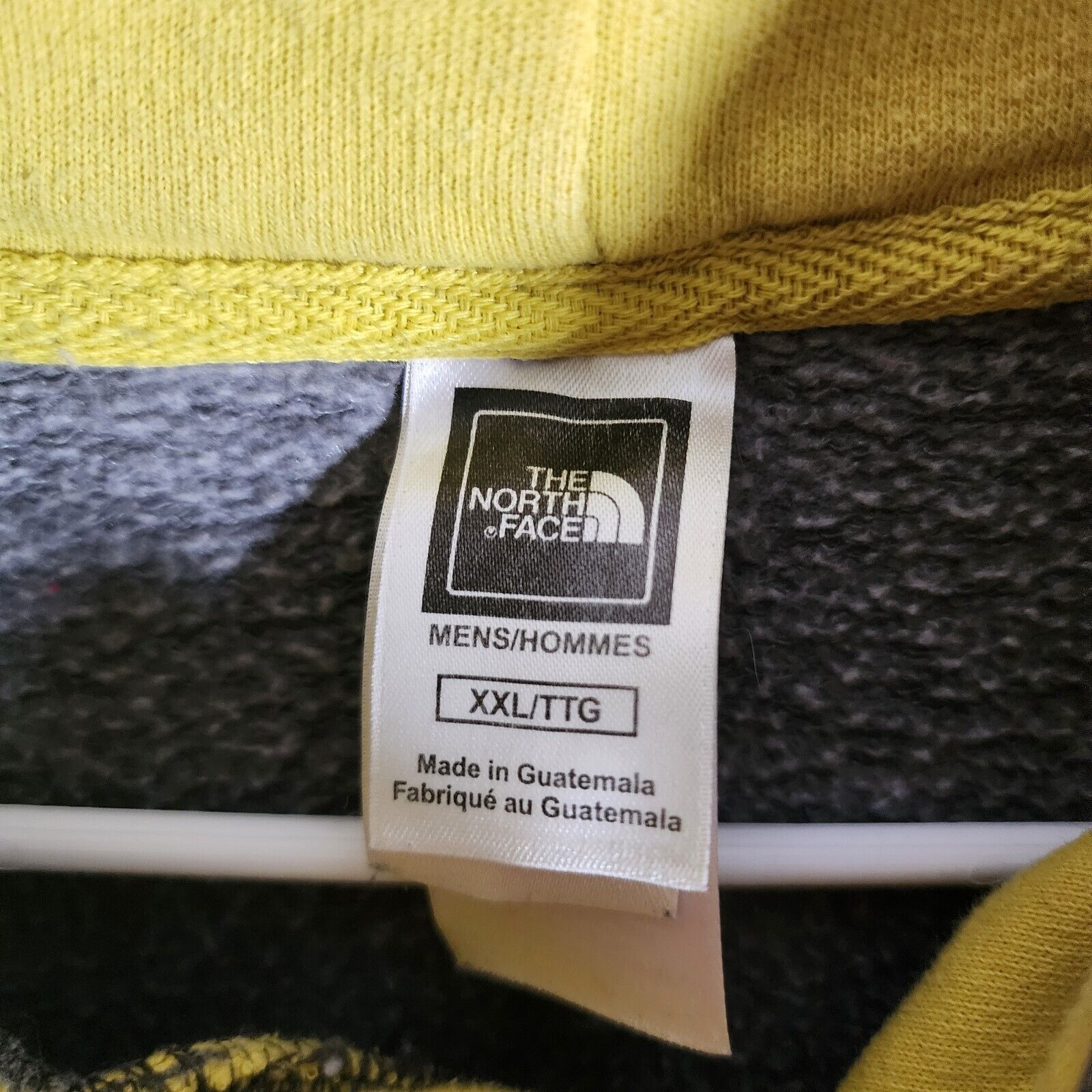 The North Face The North Face Big Logo Yellow/Grey Mens Hoodie Hooded 2XL Size US XXL / EU 58 / 5 - 4 Thumbnail
