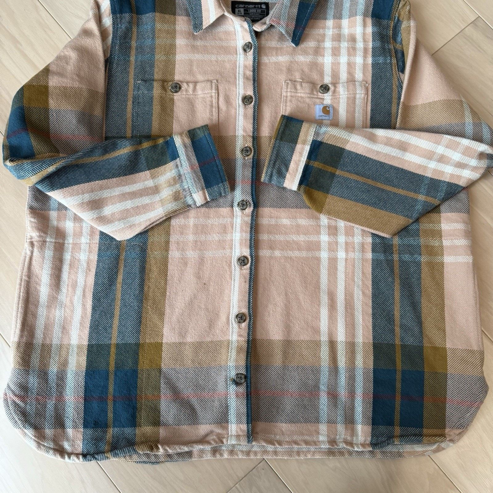 Carhartt Carhartt Heavyweight Twill Flannel Women's XL Multicolor Size XL / US 12-14 / IT 48-50 - 5 Thumbnail
