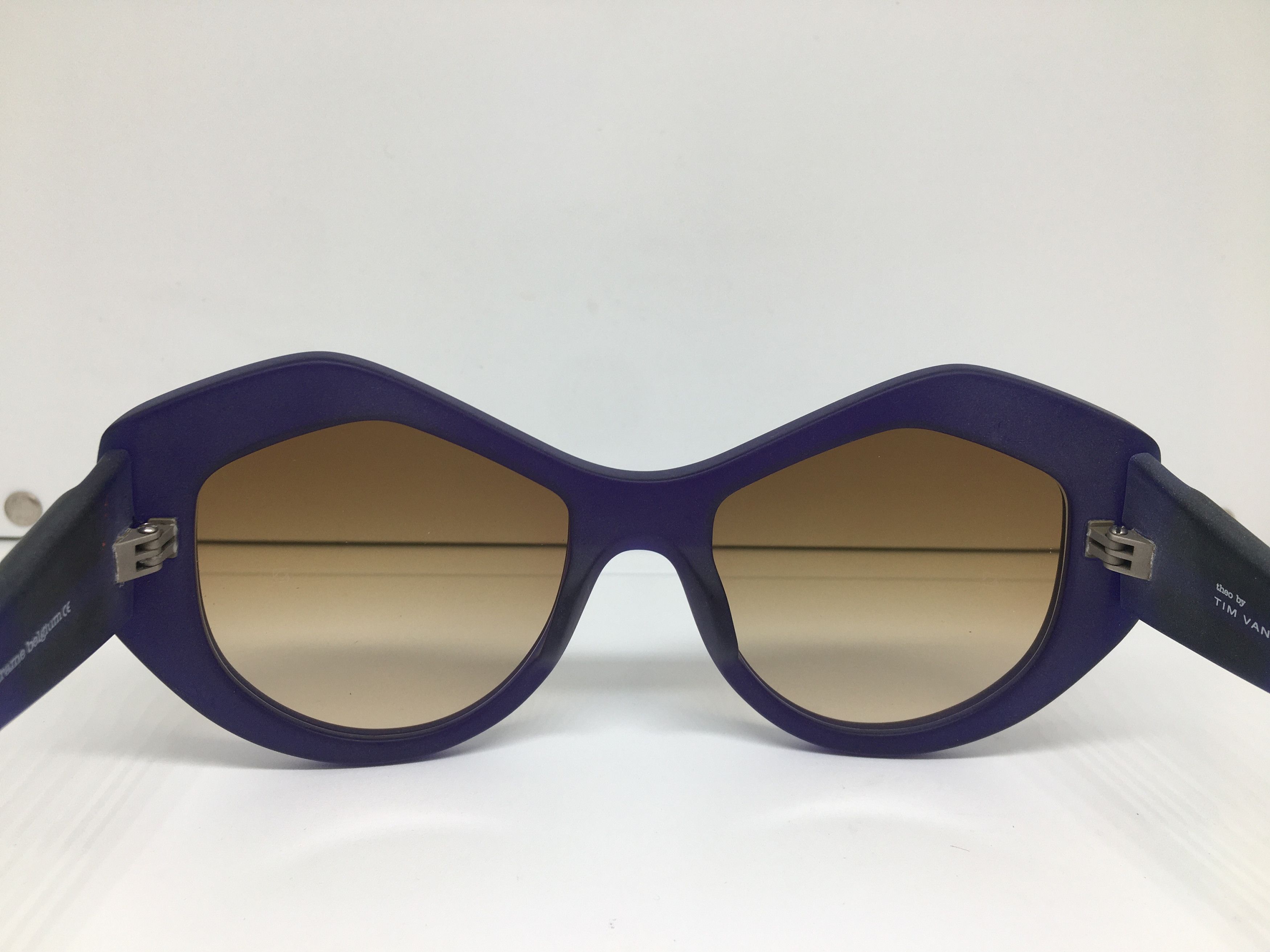 Other Theo Tim Van Steenbergen Purish Blue Cateye Sunglasses Size ONE SIZE - 5 Thumbnail