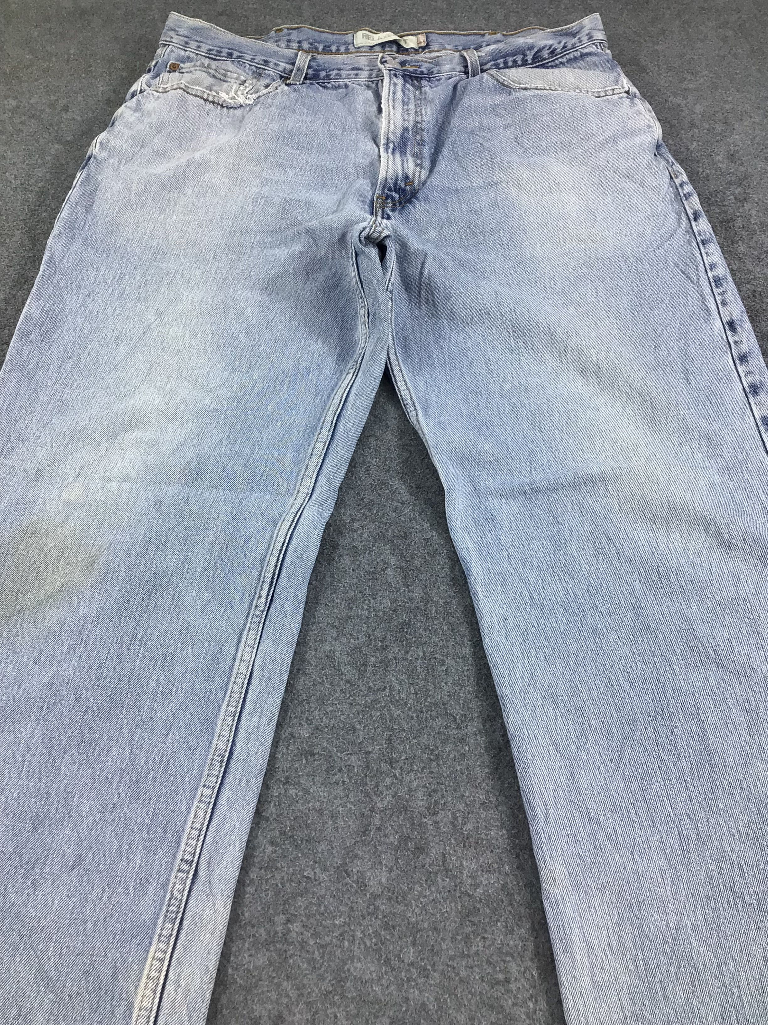 Levi's Vintage Levi's 550 Jeans Light Wash Denim KJ242 Size US 38 / EU 54 - 3 Thumbnail