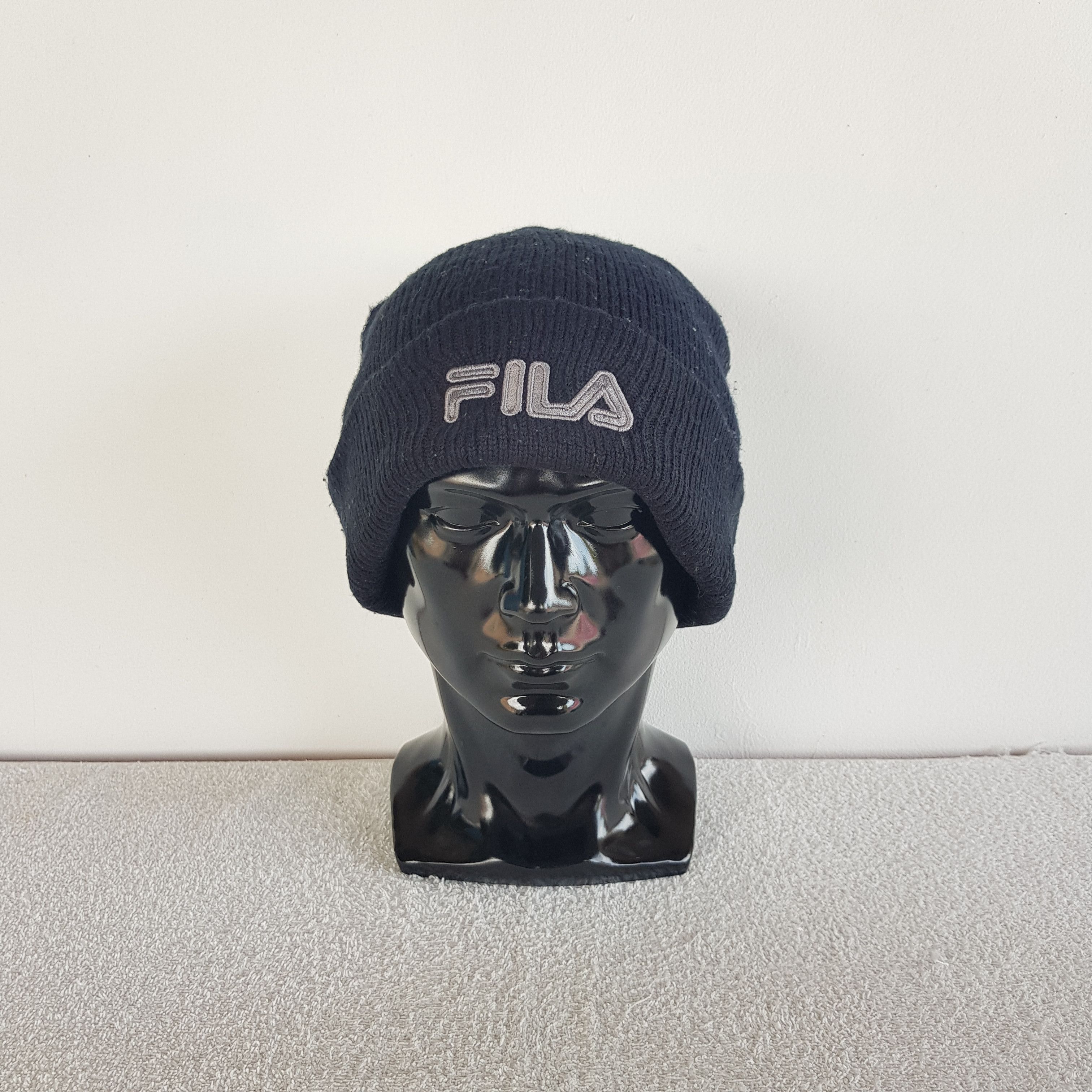 Fila Vintage Fila Beanie Fair Isle Ribbed Knit Snow Caps Hats. Size ONE SIZE - 1 Thumbnail