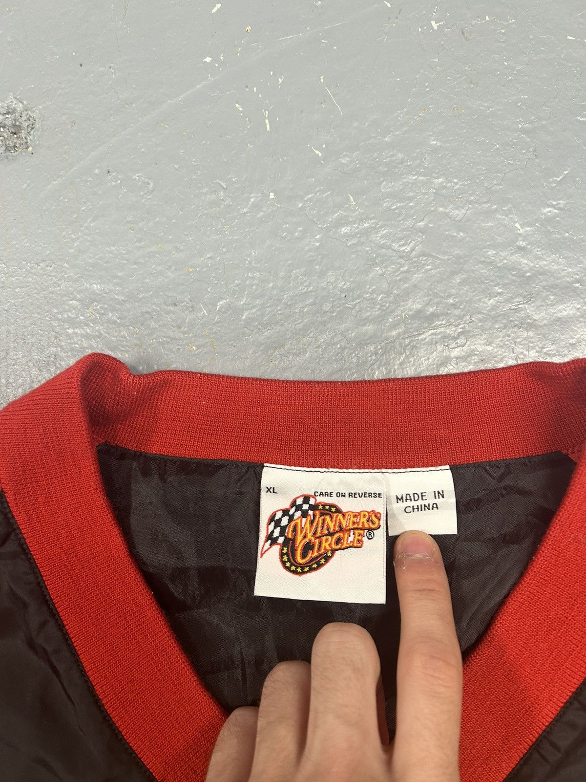 NASCAR × Vintage Crazy Vintage Y2K Dale Earnhardt Pullover Windbreaker Jacket Size US XL / EU 56 / 4 - 4 Thumbnail
