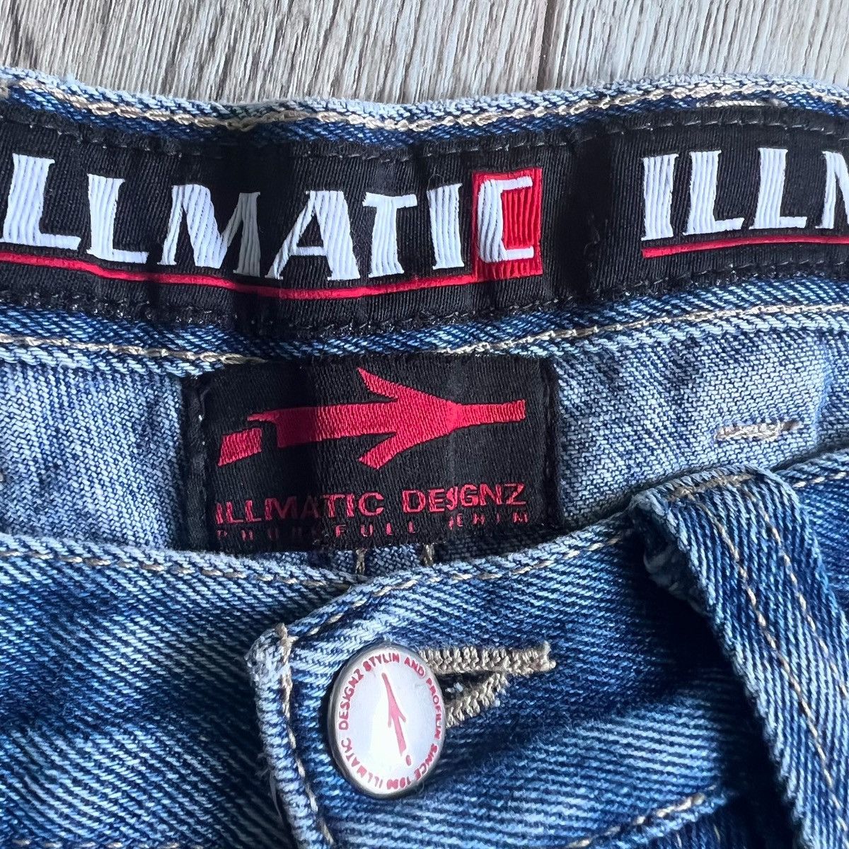 Other Jnco Style Illmatic Nas Jorts Size US 32 / EU 48 - 2 Thumbnail