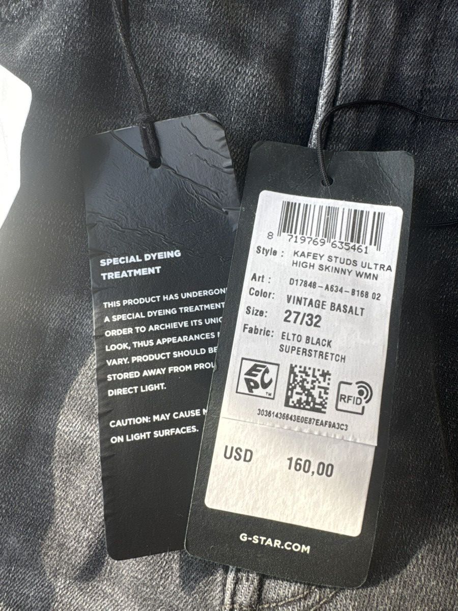 G-Star G Star ‘Kafey Studs Ultra’ Skinny Jeans Size 27" / US 4 / IT 40 - 10 Thumbnail