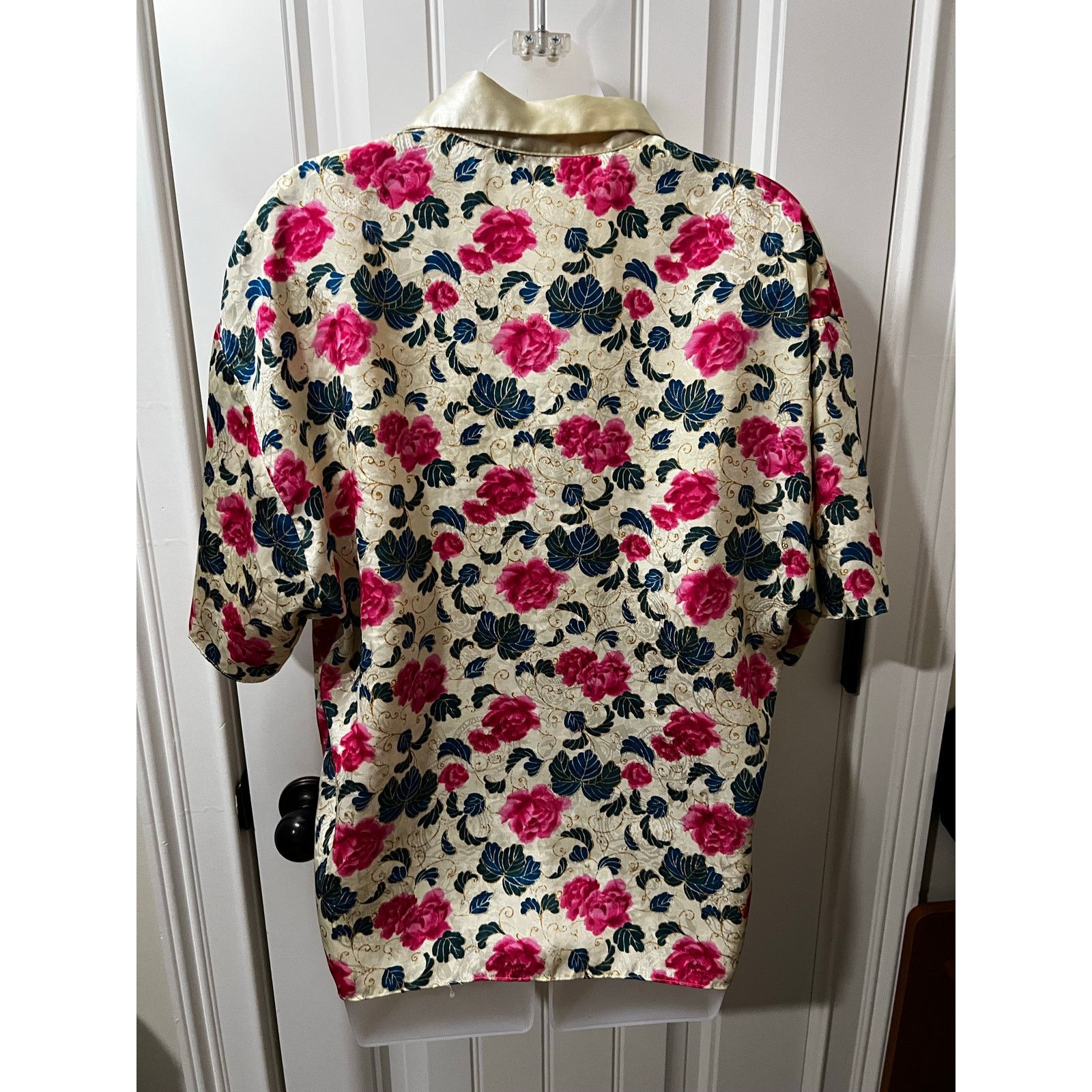 Victoria's Secret Gold Label vintage Satin Floral Pajama Top night shirt M Size M / US 6-8 / IT 42-44 - 12 Thumbnail
