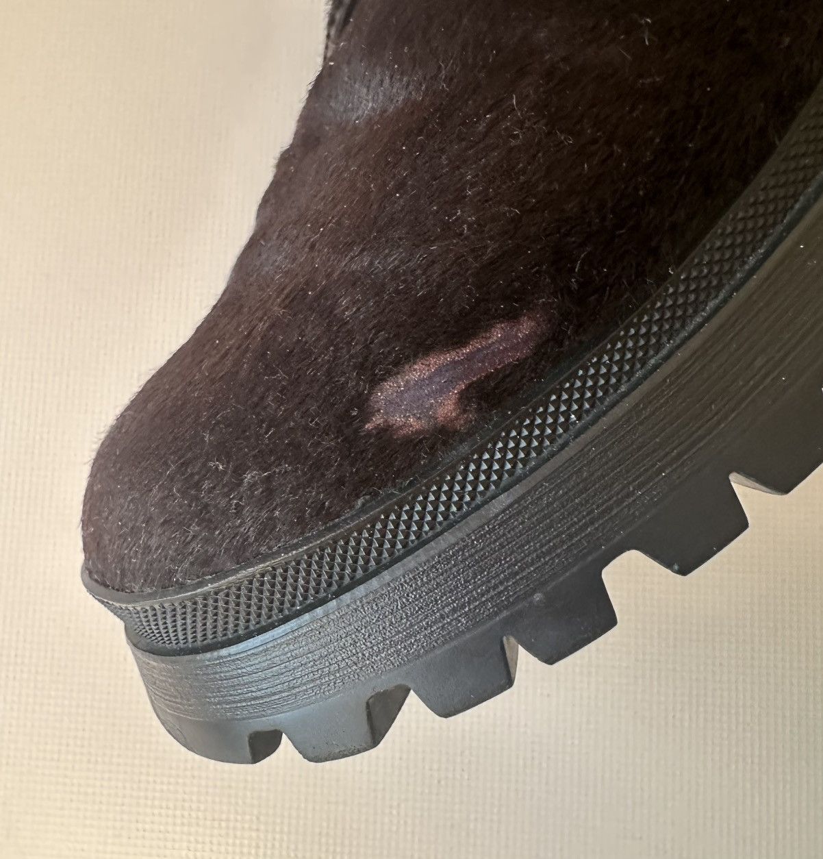 Prada Prada AW99 Pony Hair brown leather derby Size US 7.5 / IT 37.5 - 11 Thumbnail