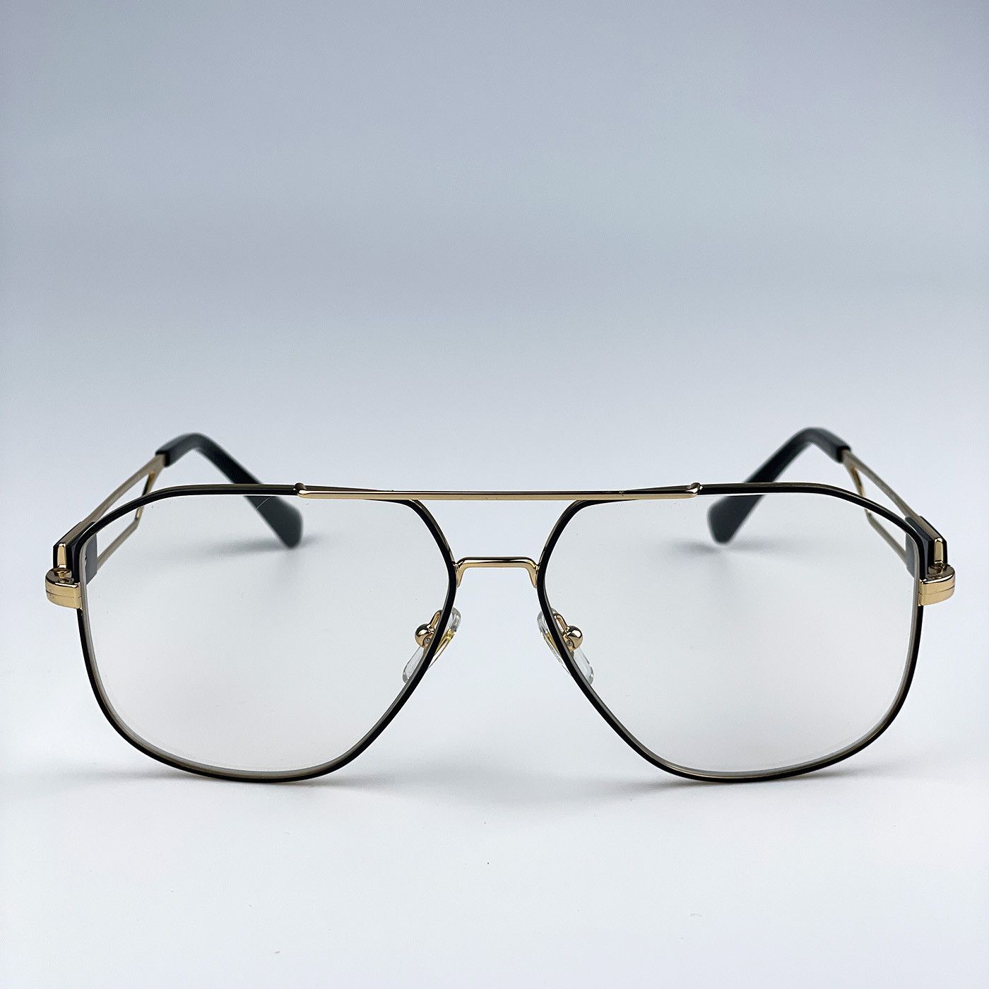 Versace NEW Versace VE1287 1443 Metal Pilot Men Unisex Eyeglasses Size ONE SIZE - 4 Thumbnail