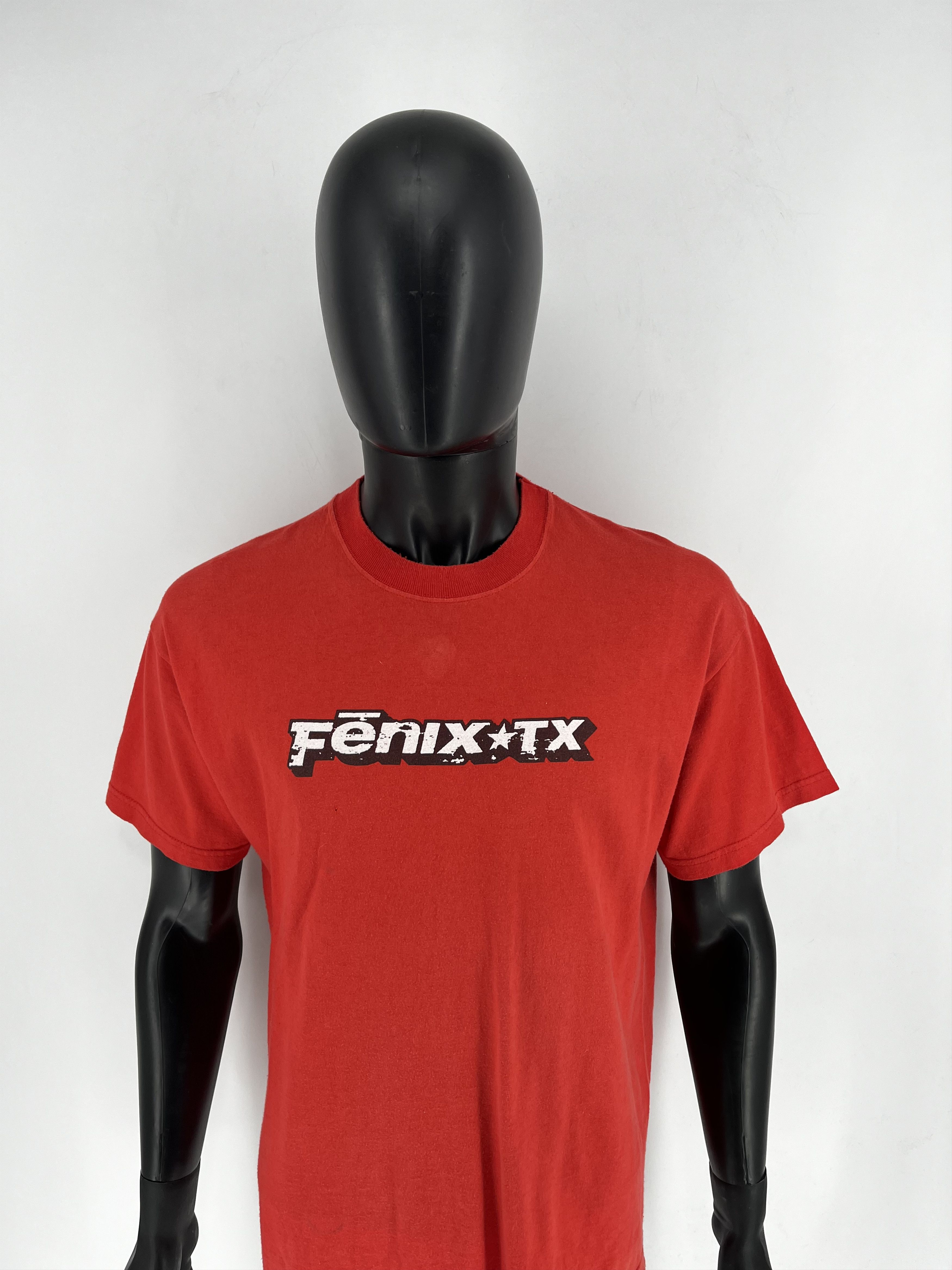 Vintage Vintage Y2K Red Fenix TX Punk Pop Band Skater Tee Screen L Size US L / EU 52-54 / 3 - 5 Thumbnail
