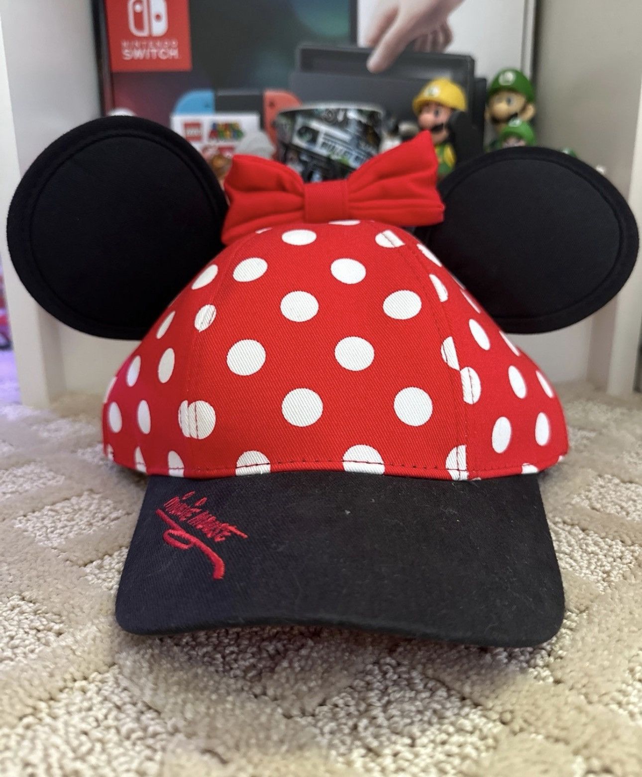 Disney Disneyparks Minnie Mouse Snapback Hat Size ONE SIZE - 1 Thumbnail
