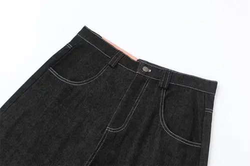 VIBE Men's street style loose casual original color denim shorts Size US 32 / EU 48 - 8 Thumbnail