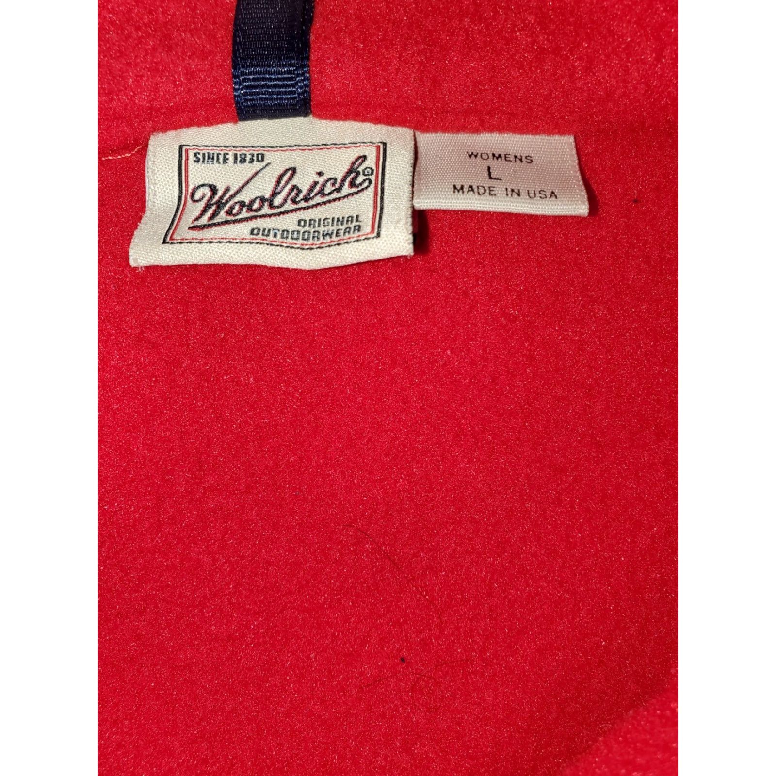 Vintage VINTAGE Woolrich Vest - Mens Large Red Fleece Polartec Outdoor Hiking Weathergear Full Zip Woolrich Arctic Regular Size US L / EU 52-54 / 3 - 3 Thumbnail