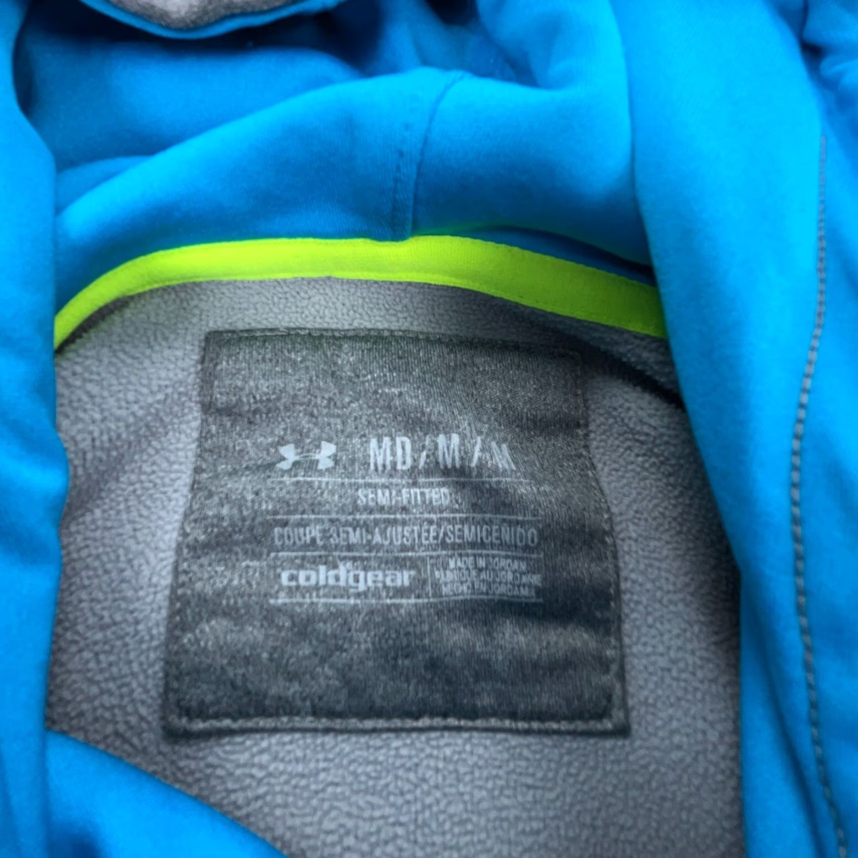 Under Armour Under Armour Hoodie Womens Medium Gray Blue Sweatshirt Storm Semi Fitted U Size M / US 6-8 / IT 42-44 - 7 Thumbnail