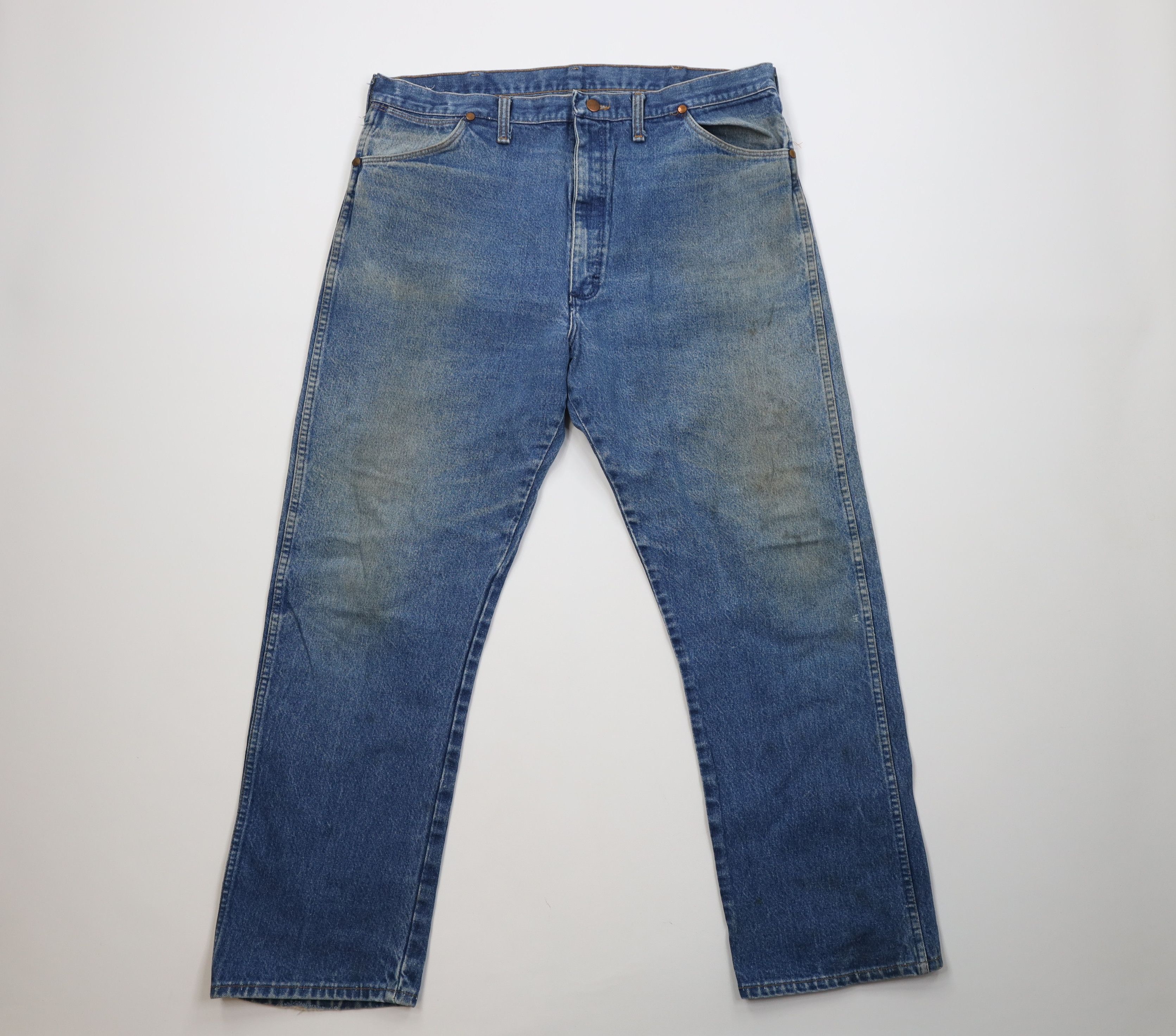 Wrangler Vintage 70s 80s Wrangler Flare Bootcut Western Jeans USA Size US 40 / EU 56 - 1 Thumbnail
