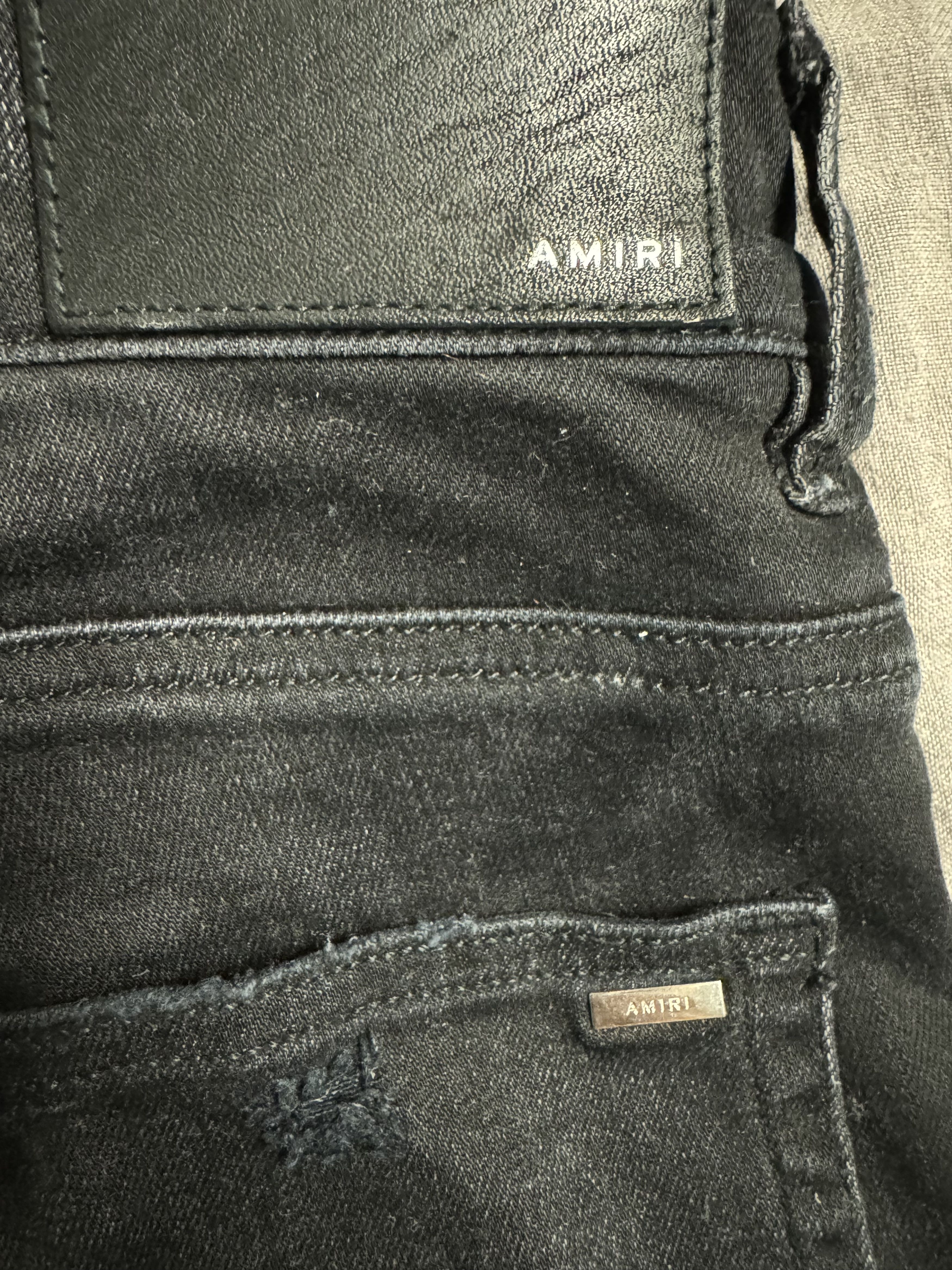 Amiri Amiri Watercolor Logo Jeans Size US 32 / EU 48 - 6 Thumbnail