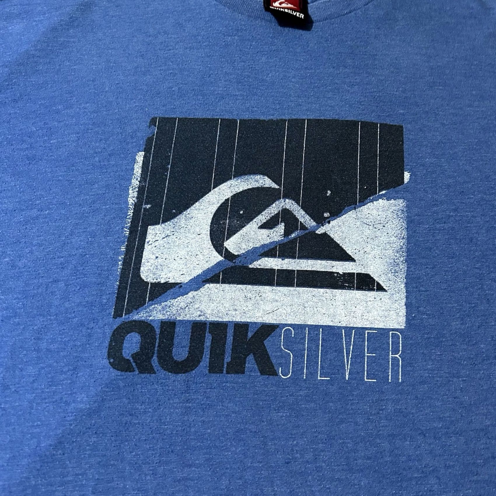 Quiksilver VINTAGE Quiksilver Surfer Skater Shirt T-Shirt M Men Blue 2000s Y2K Size US M / EU 48-50 / 2 - 2 Thumbnail