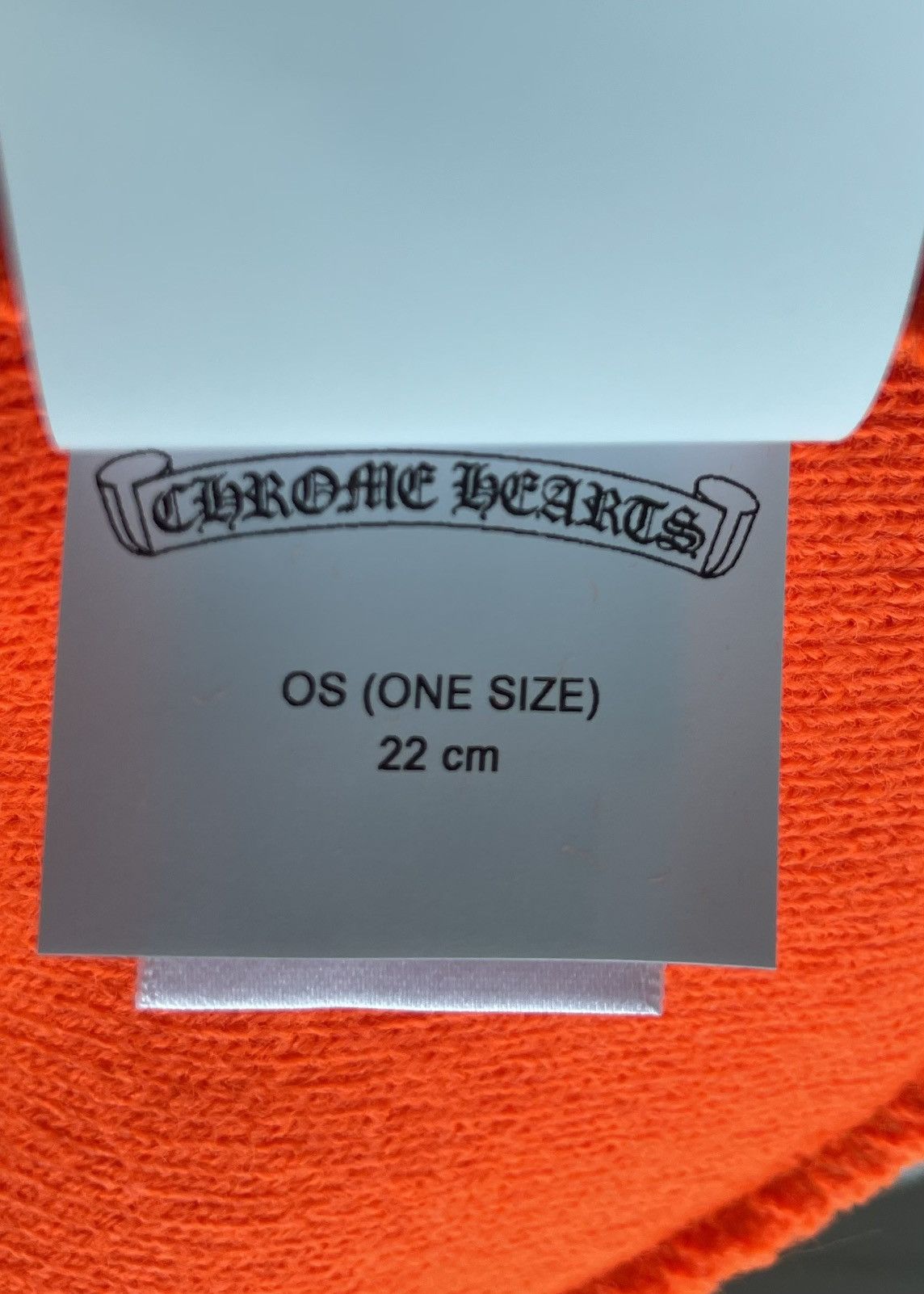 Chrome Hearts Chrome Hearts CH Beanie Orange Size ONE SIZE - 9 Thumbnail