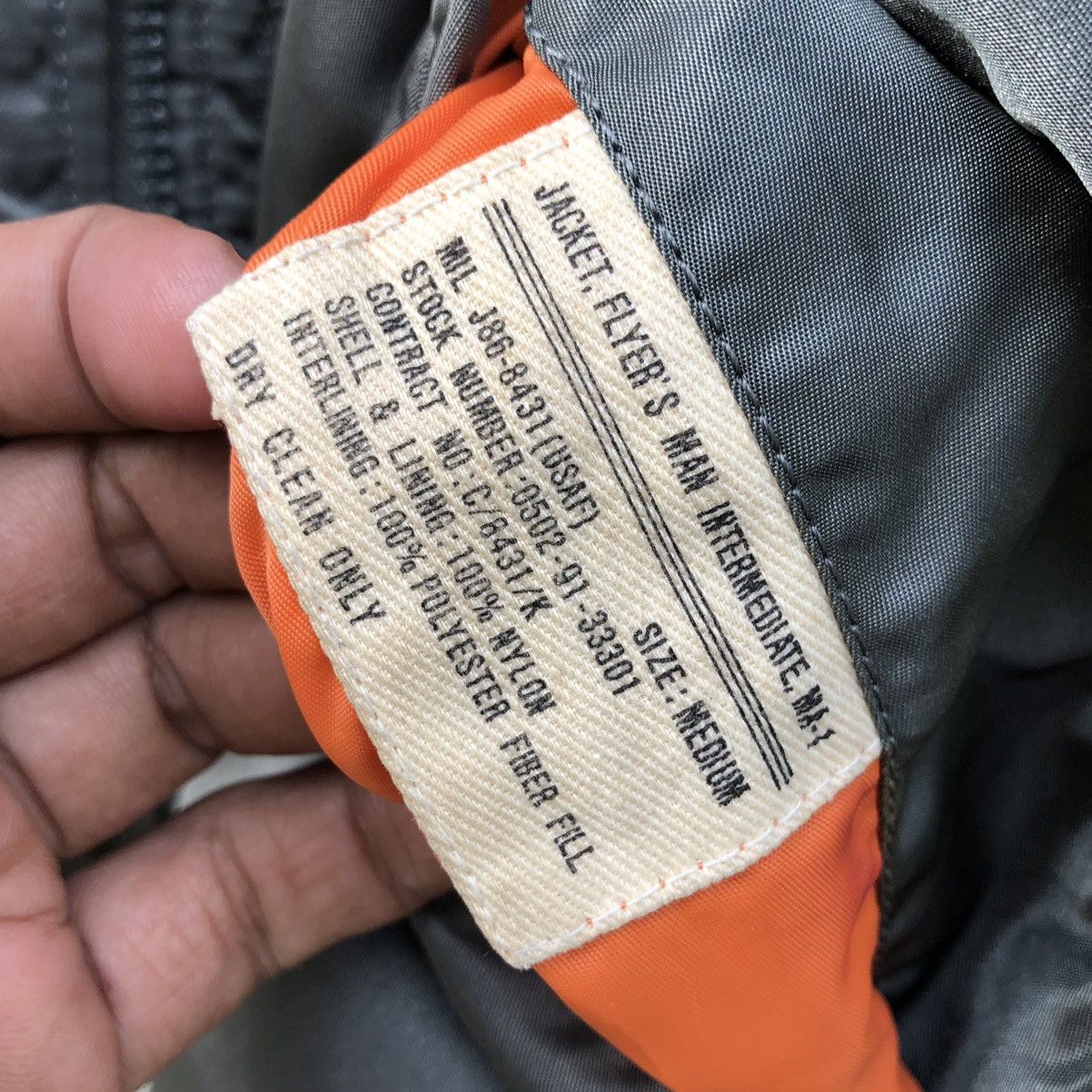 Vintage Vintage Flyer’s Man Intermediate Ma-1 Zipper WEST CAL Jacket Size US M / EU 48-50 / 2 - 14 Thumbnail