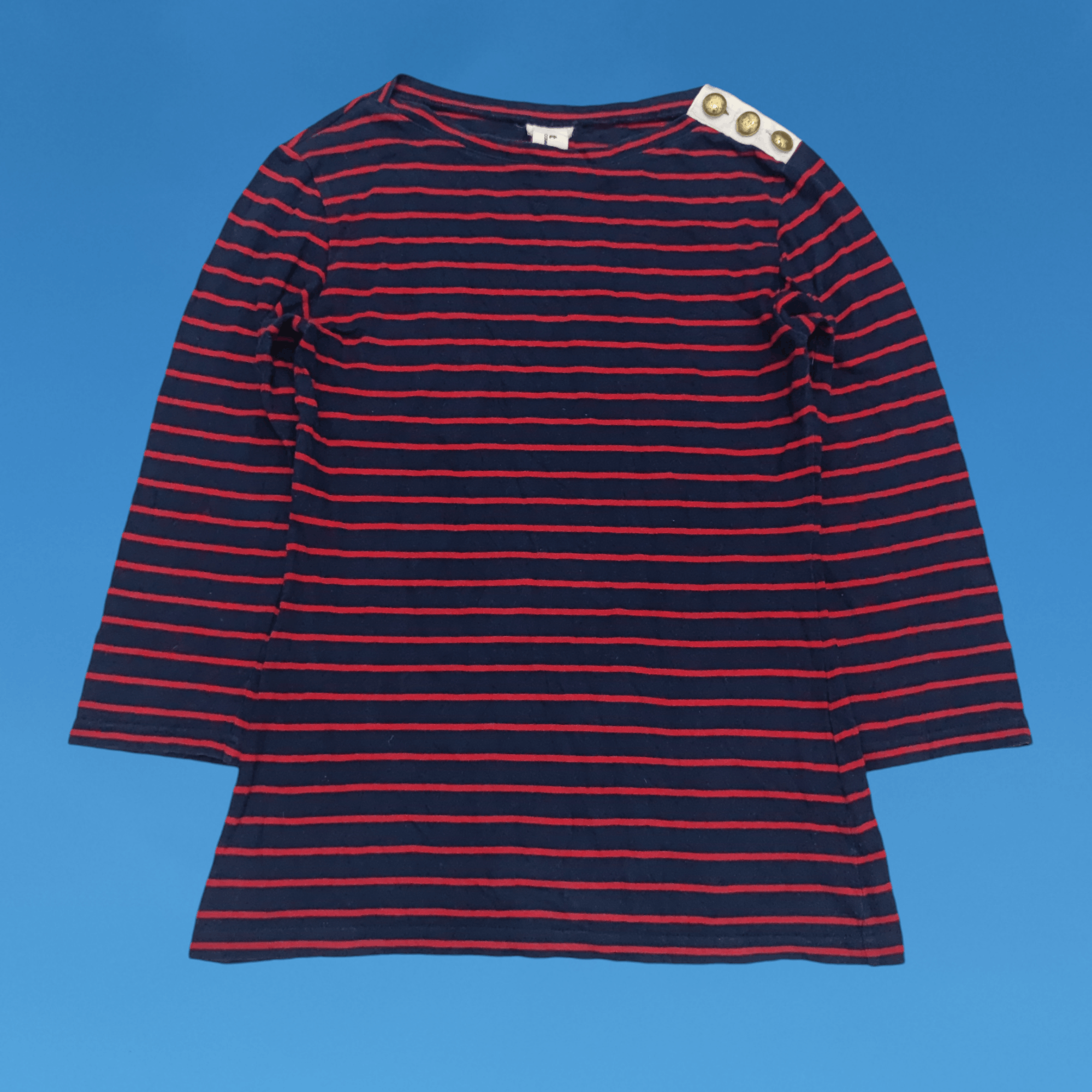 Comme des Garcons × Japanese Brand Tao Kurihara x Comme Des Garcons Stripe Long Sleeve T Shirt Size M / US 6-8 / IT 42-44 - 1 Thumbnail