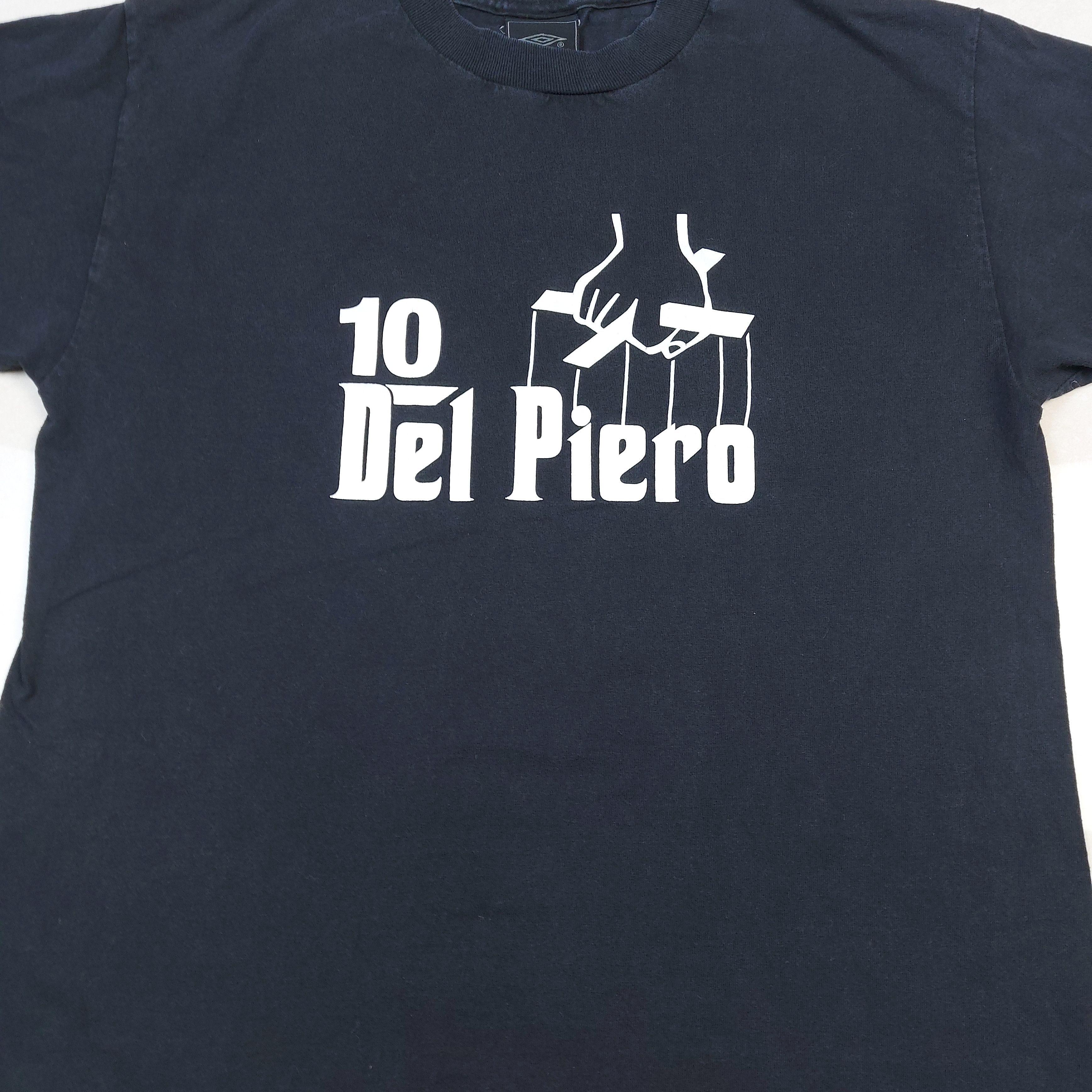 Umbro Rare Vintage Y2K Del Piero 10 The Godfather Umbro TEE Size US M / EU 48-50 / 2 - 6 Thumbnail