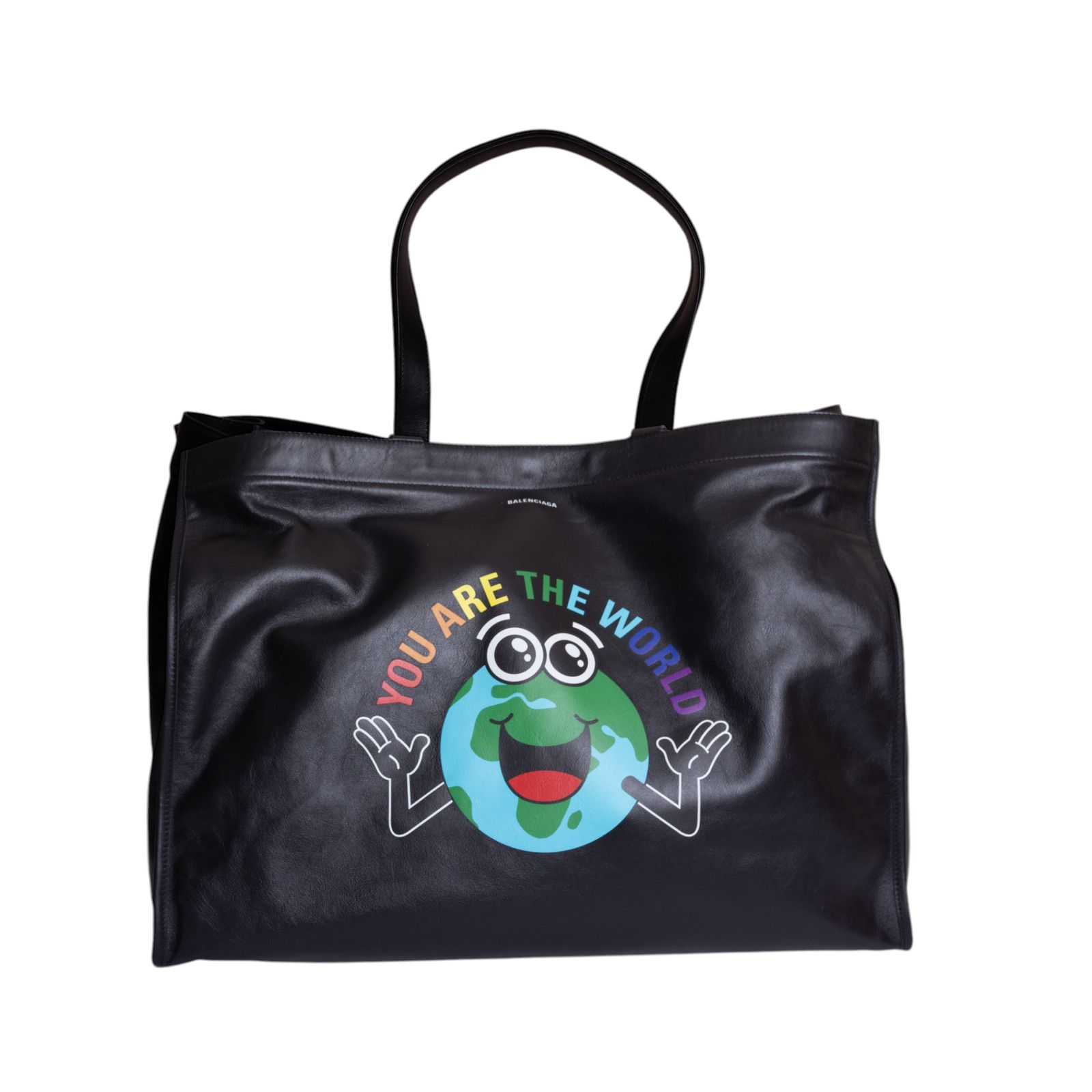 Balenciaga Balenciaga SS19 You Are The World Market Shopper Tote Bag Size ONE SIZE - 1 Thumbnail
