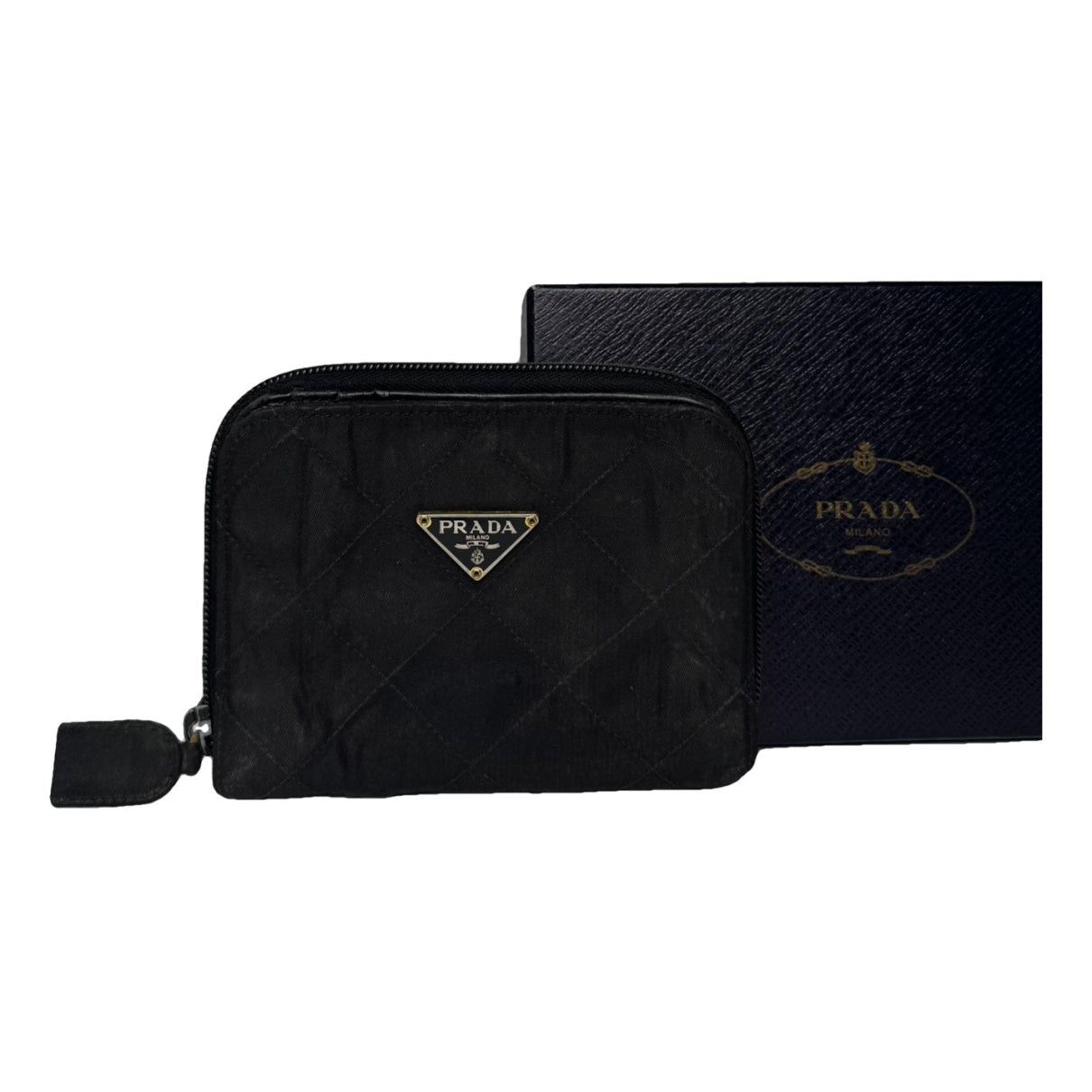 Prada Tessuto Black Cotton Wallet Size ONE SIZE - 1 Thumbnail