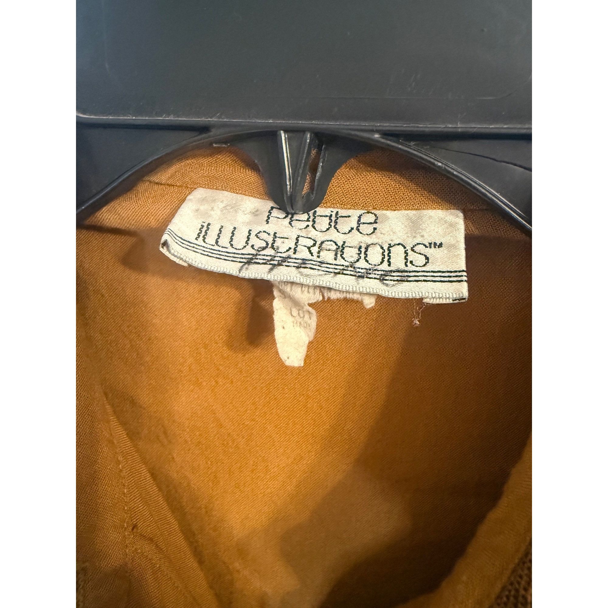 Other Petite Illustrations Vintage Mustard Button-Up Shirt Contras Size S / US 4 / IT 40 - 3 Thumbnail