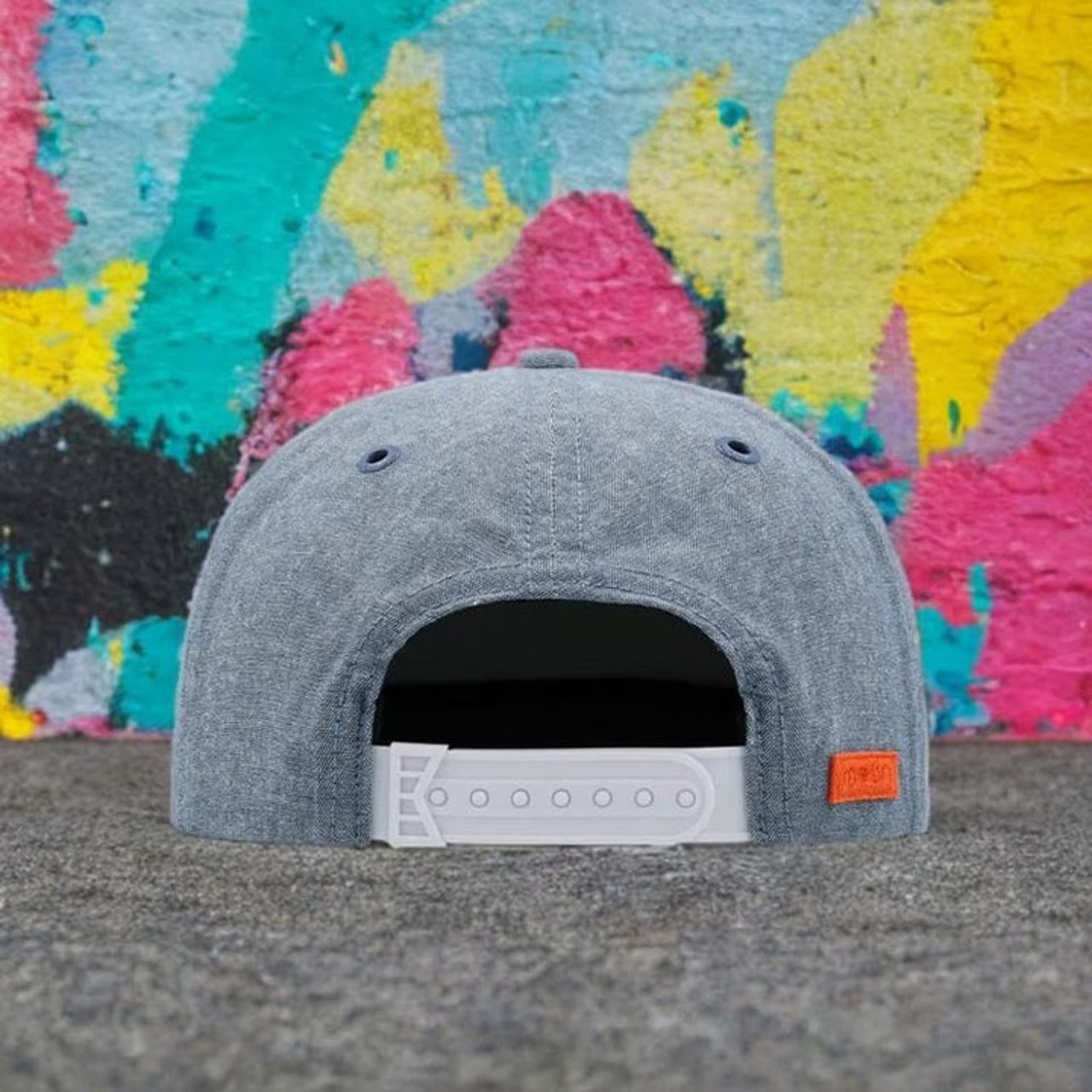 melin Melin Coronado Brick Mill “United” Chambray Classic Hat 58cm Size ONE SIZE - 4 Thumbnail